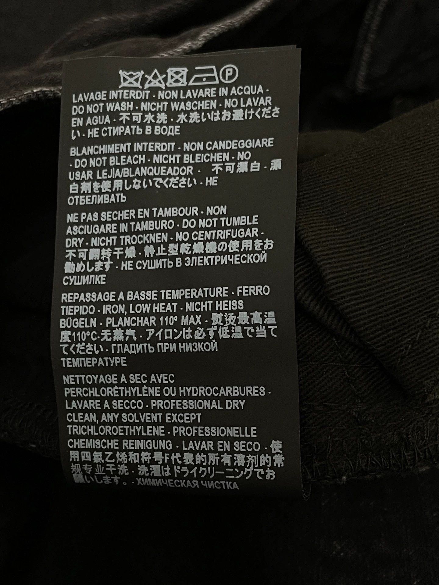 Saint Laurent Paris Saint Laurent D20 Black Classic Straight Jeans Size US 31 - 8 Thumbnail