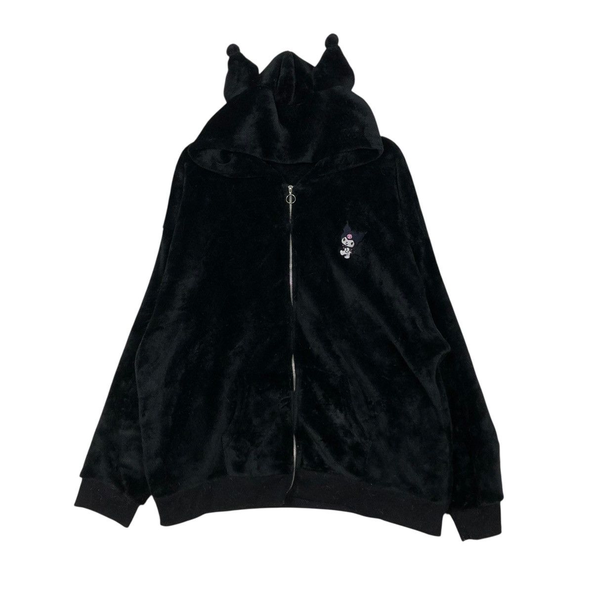 Japanese Brand 🔥VINTAGE ZIPPER SWEATER CARTOON JAPAN KUROMI BIG LOGO Size US L / EU 52-54 / 3 - 3 Thumbnail