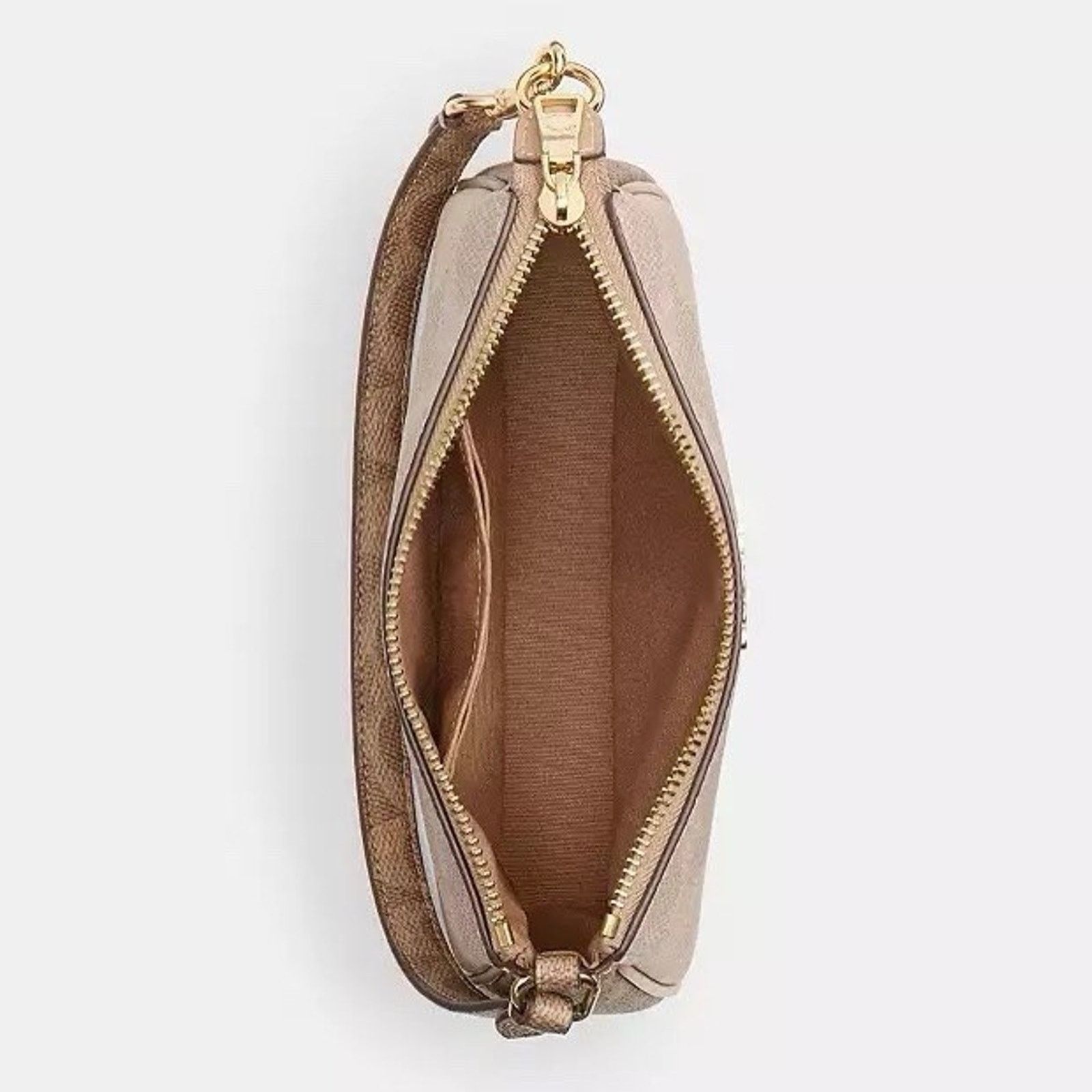 Coach NWT Coach Nolita 19 Signature Canvas CZ979, Gold/Sand/Tan Size ONE SIZE - 8 Thumbnail