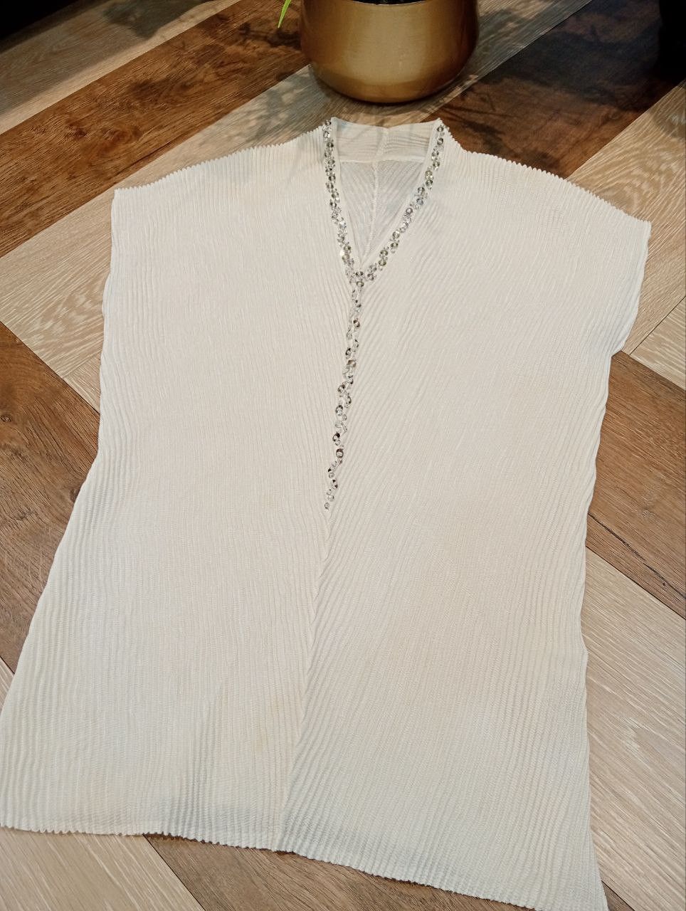 Japanese Brand SPECCHIO JAPAN PLEATED SLEEVELESS TOPS - SIZE 40 Size S / US 4 / IT 40 - 4 Thumbnail