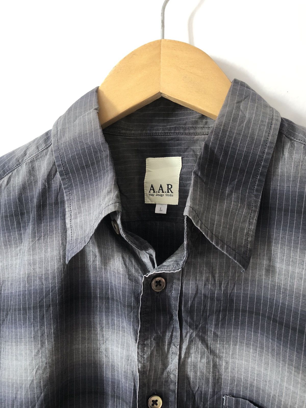 Yohji Yamamoto Checkered shirt Size US M / EU 48-50 / 2 - 2 Thumbnail