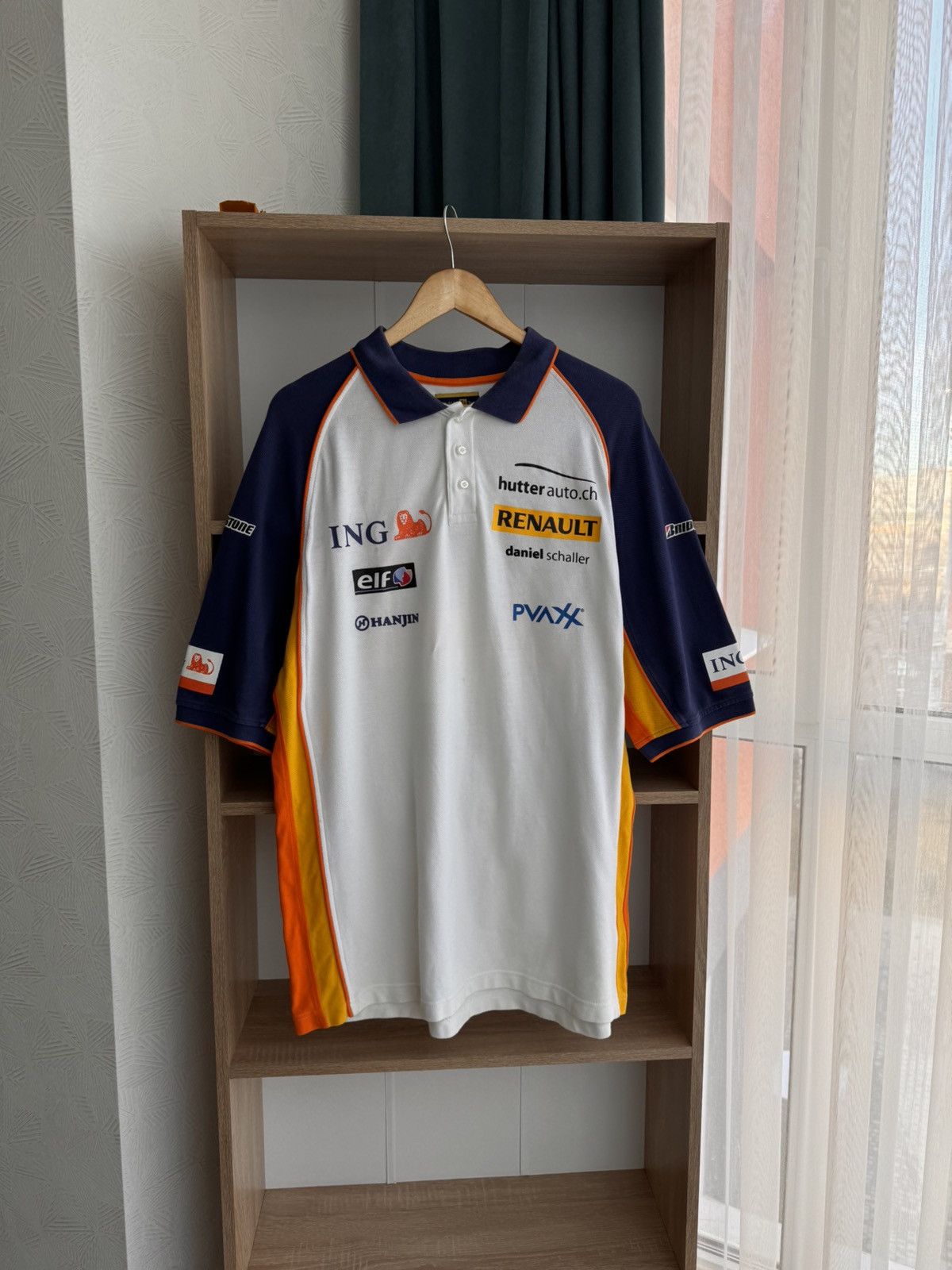 Formula 1 × Vintage Vintage Renault ING Fernando Alonso Formula 1 Racing T-Shirt Size US XL / EU 56 / 4 - 1 Thumbnail
