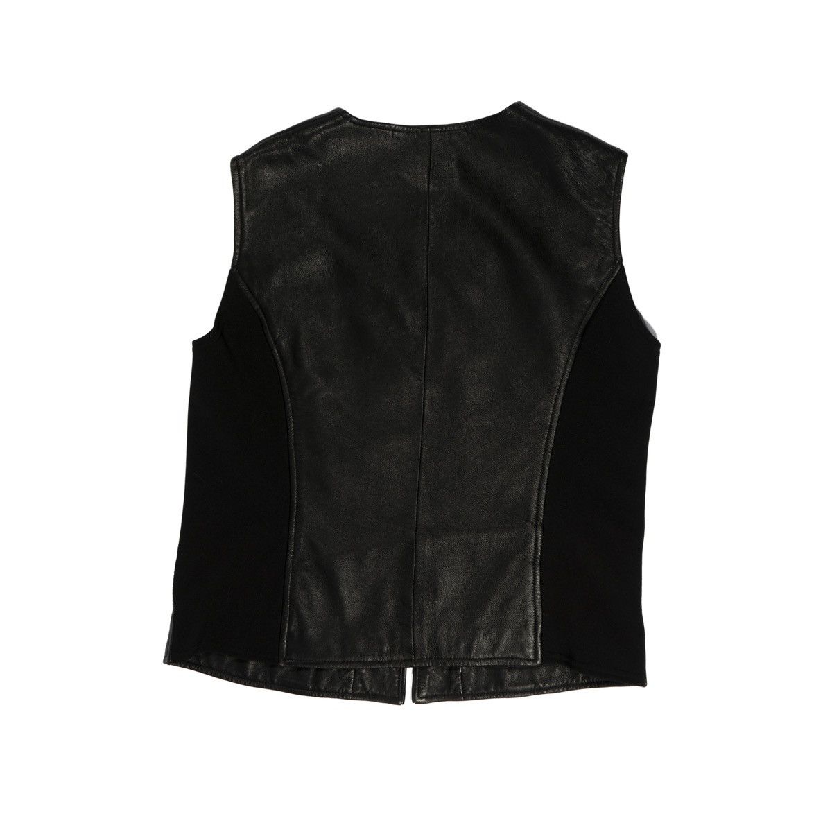 Vintage Black Leather Vest Size US S / EU 44-46 / 1 - 2 Thumbnail