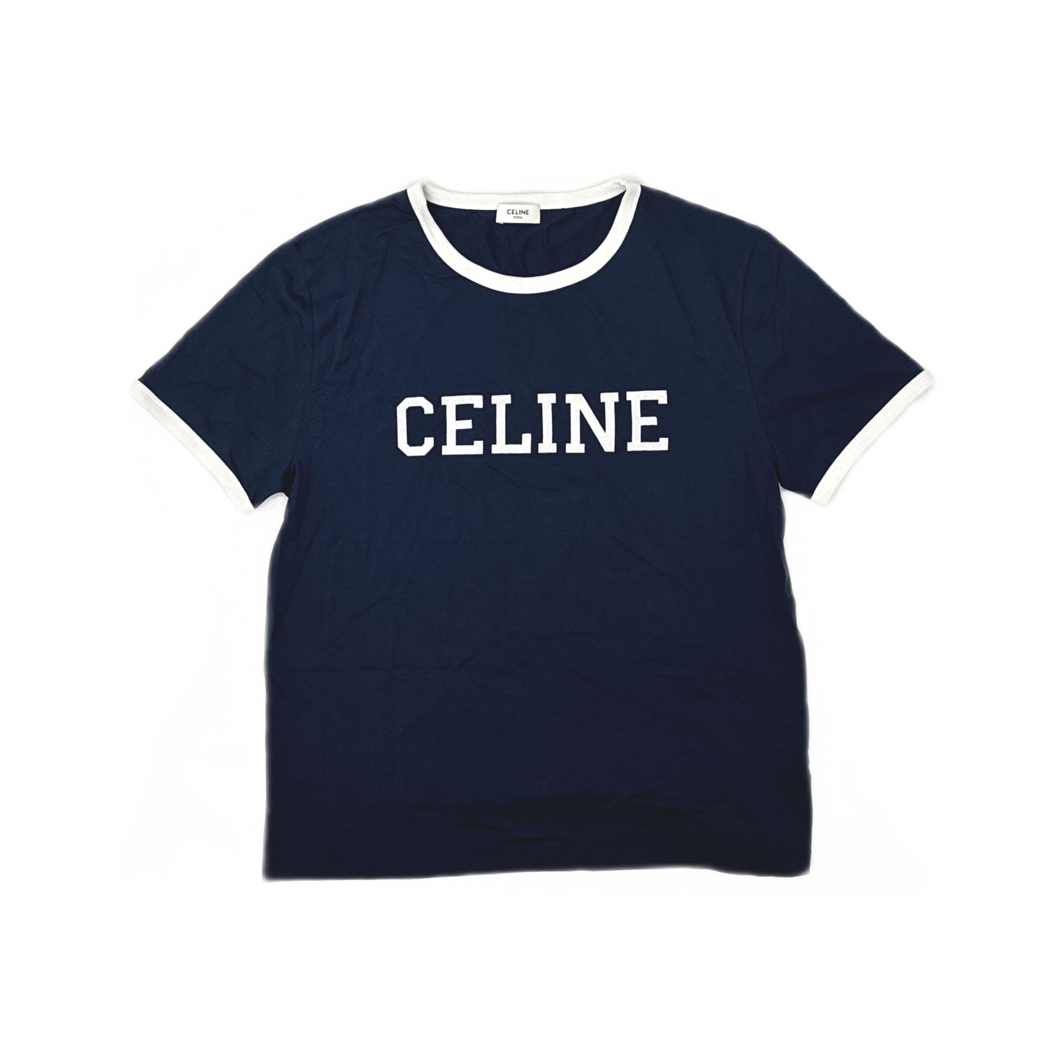 Celine CELINE Logo Print T-Shirt Size M Size US M / EU 48-50 / 2 - 1 Thumbnail