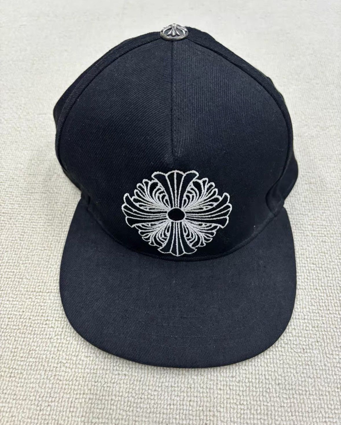 Chrome Hearts CHROME HEARTS Size OS Floral cross embroidered baseball cap Size ONE SIZE - 1 Thumbnail