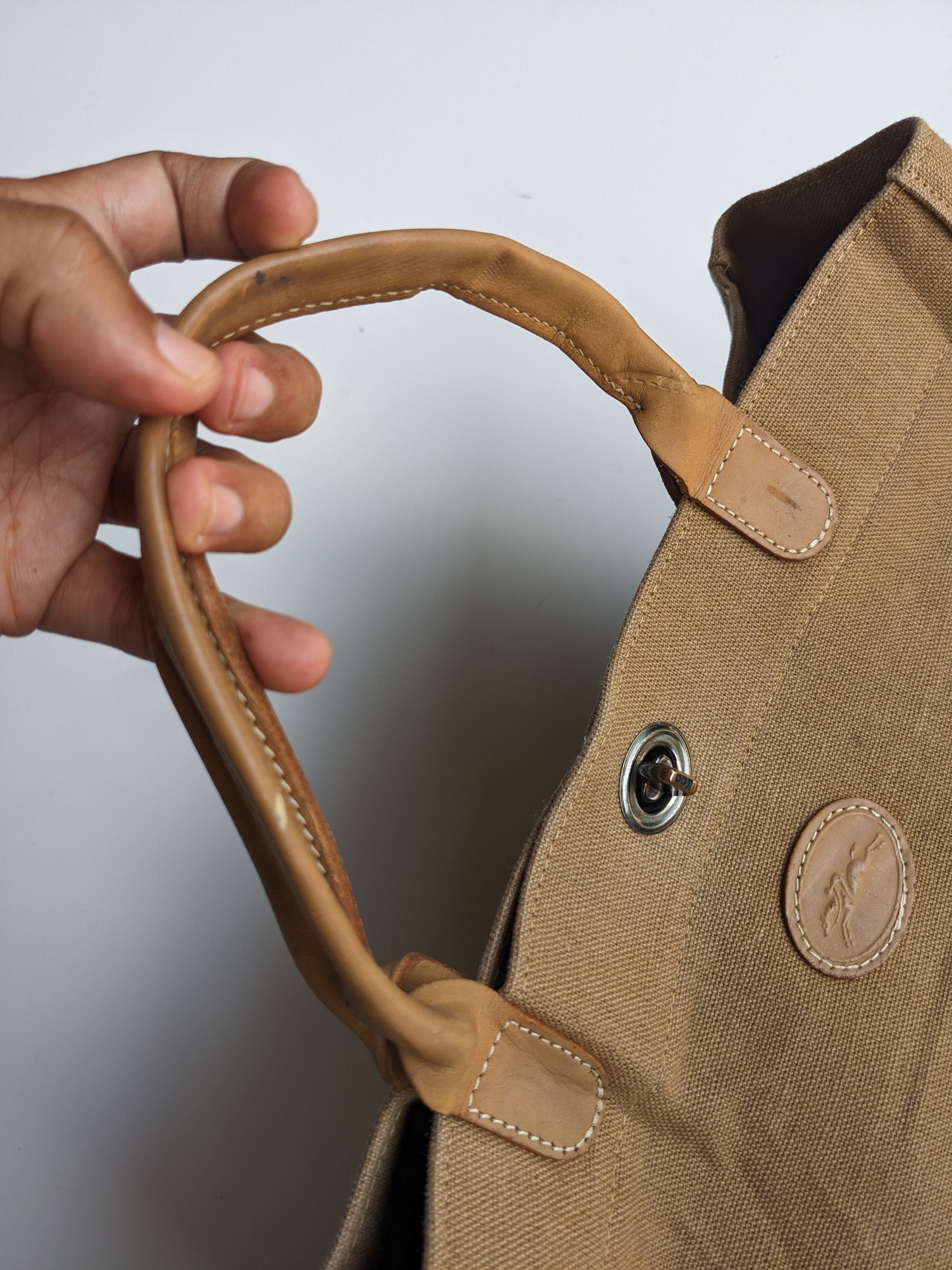Longchamp Vintage Longchamp for ANA beige Size ONE SIZE - 4 Thumbnail