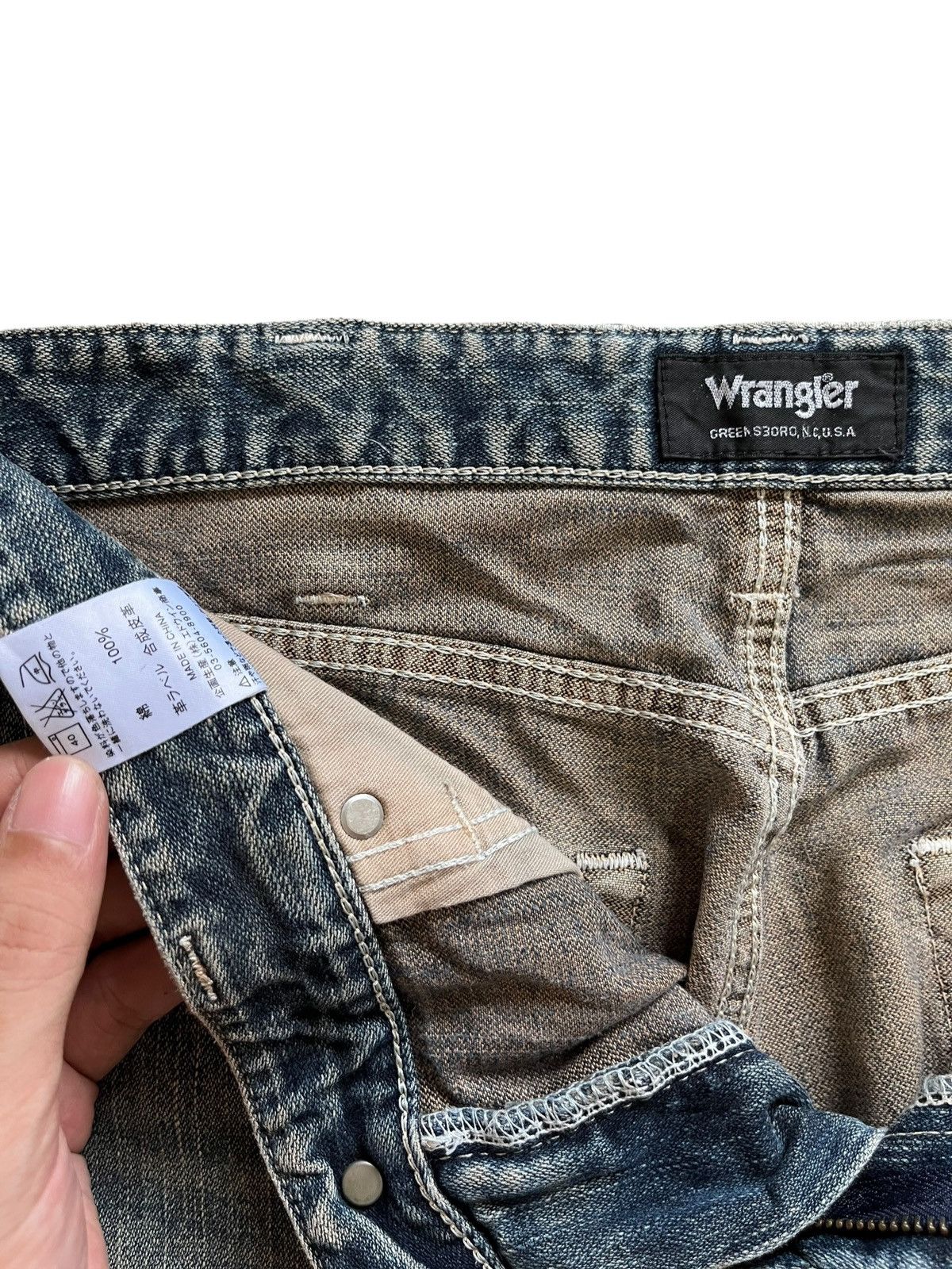 Wrangler Vintage Wrangler Flared Mud Wash Style Jeans Size US 31 - 10 Thumbnail