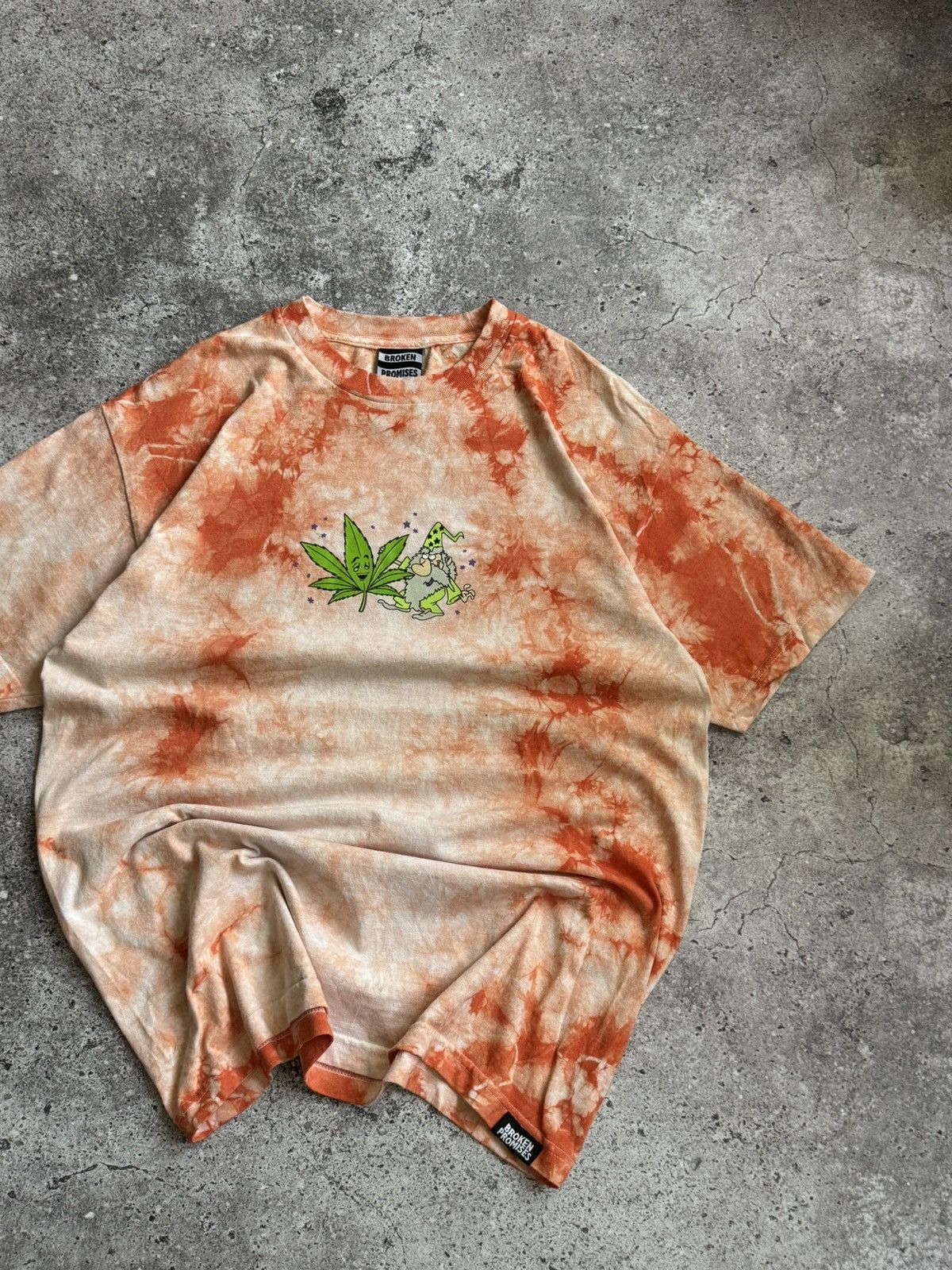 Broken Promises Co. Vintage Broken Promises hash grass oversized t-shirt Size US L / EU 52-54 / 3 - 5 Thumbnail