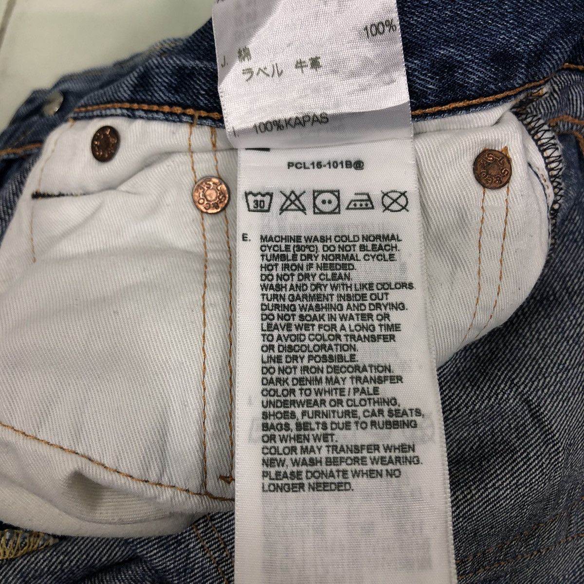 Levi's 🔥90’s Vintage Levi’s Distressed Denim Jeans Size US 31 - 17 Thumbnail