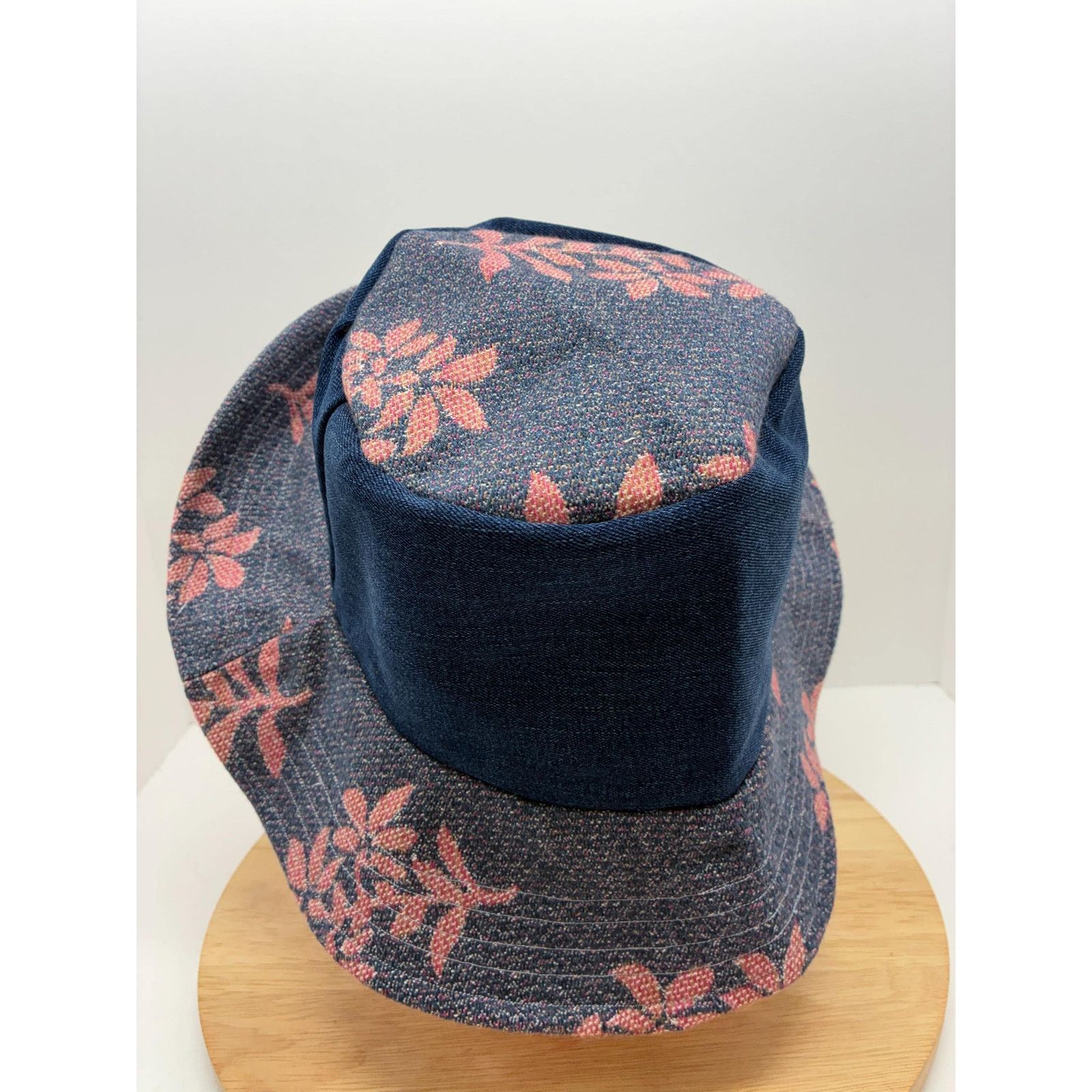 Other The Bloom — Upcycled Denim & Floral Sparkle Bucket Hat Size ONE SIZE - 4 Thumbnail