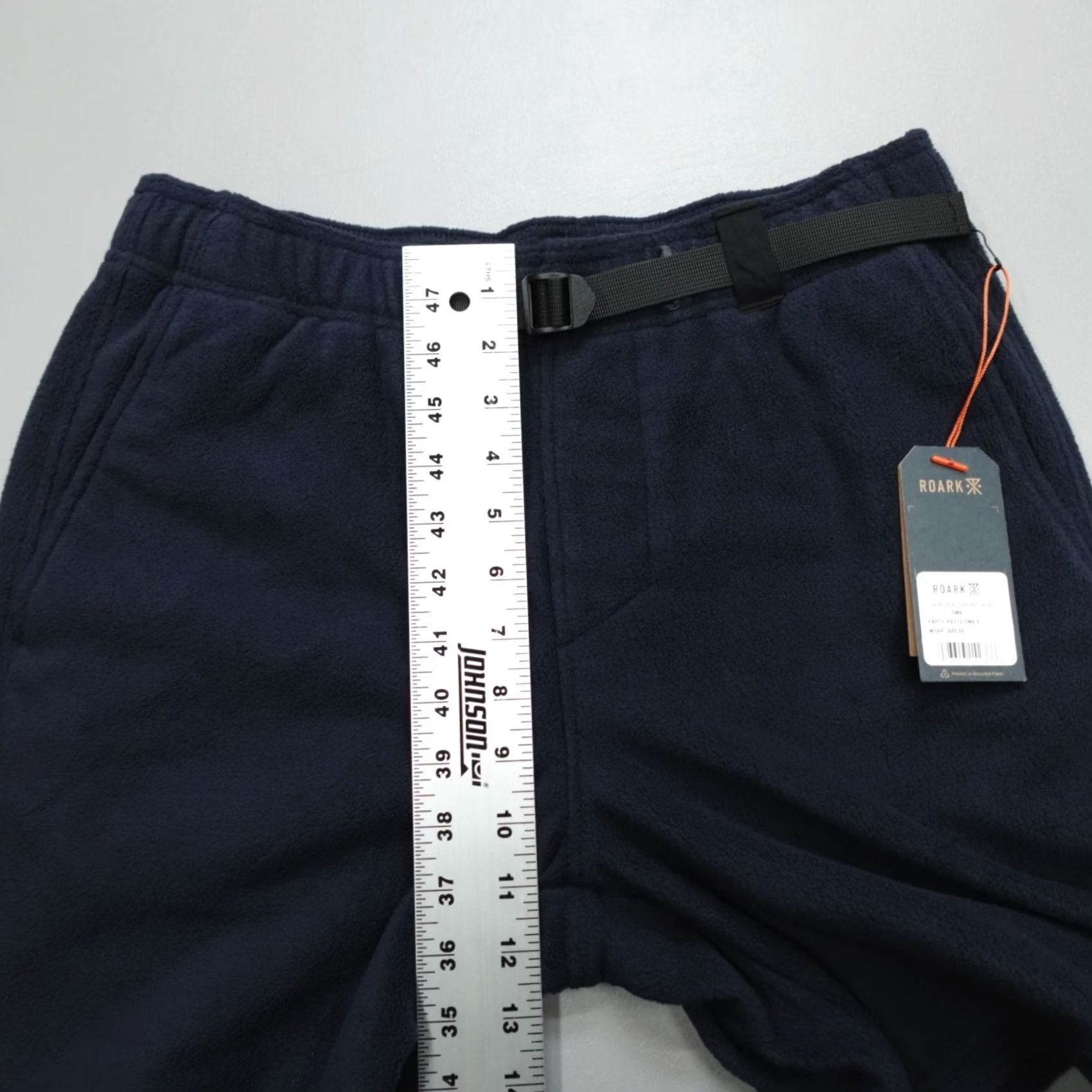 Roark Roark Campover Comfort Fleece Shorts Belted Men's Size S Dark Navy RS312 Size US 29 - 7 Thumbnail