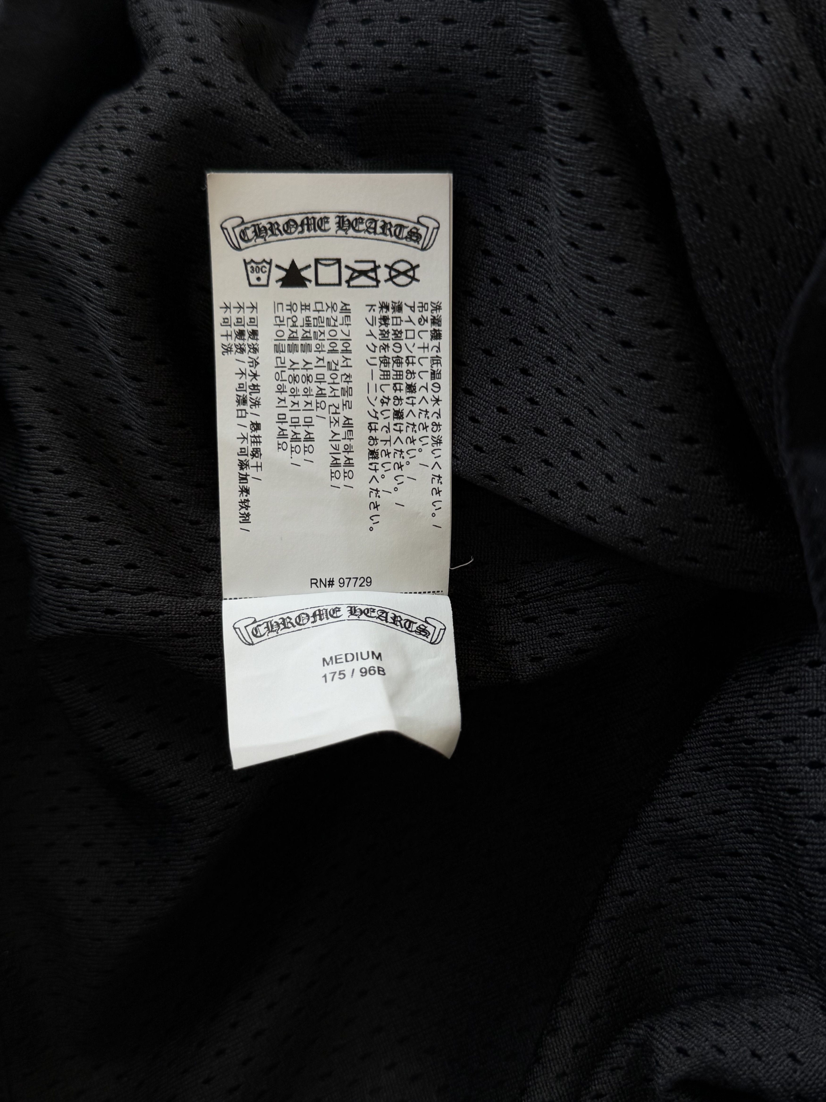 Chrome Hearts Chrome Hearts Black Cross Jacquard Eyechart Coach Jacket Size US M / EU 48-50 / 2 - 6 Thumbnail