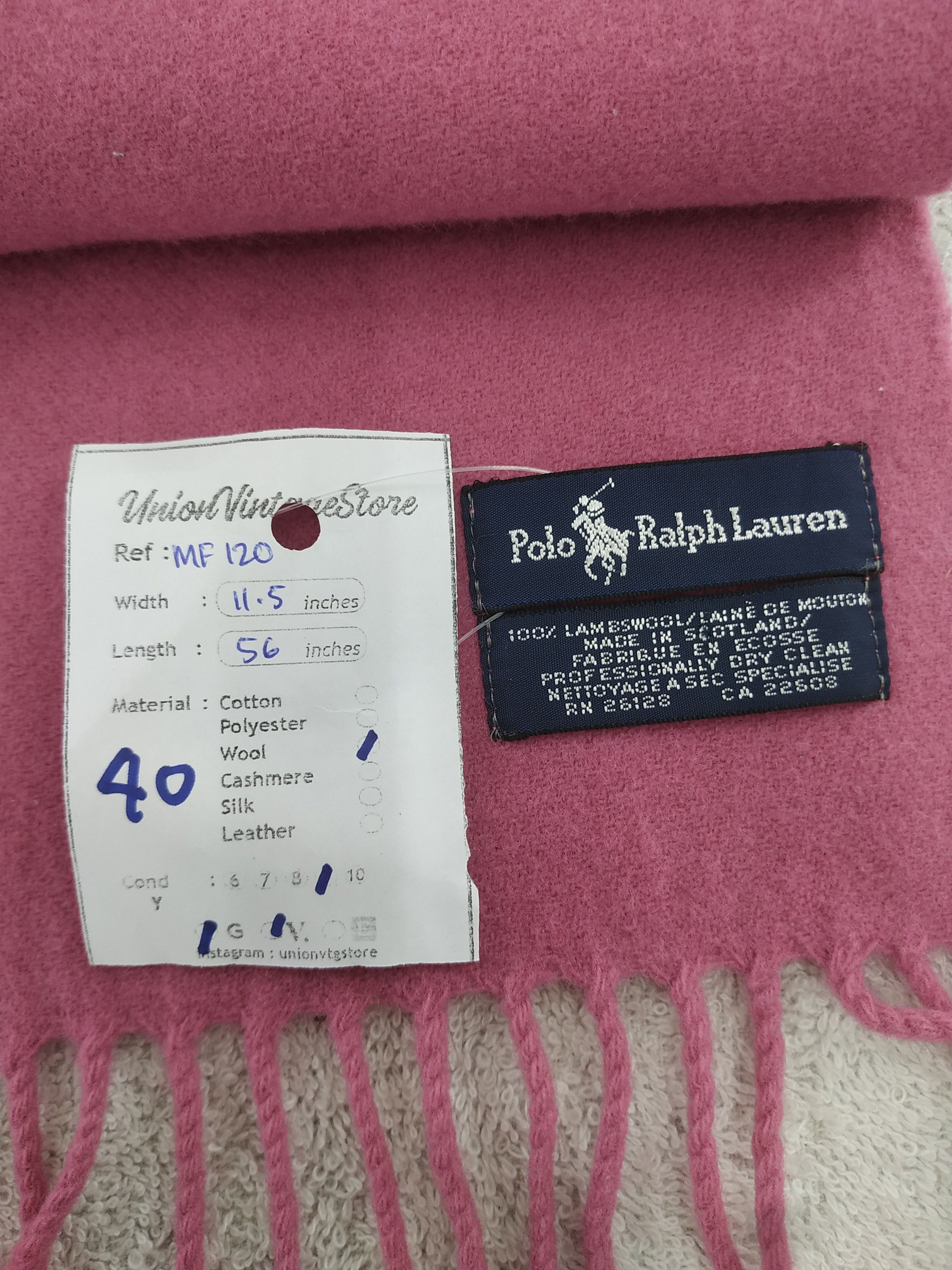 Polo Ralph Lauren Vintage Polo Ralph Lauren Wool Scarf/Muffler/Neckwear MF120 Size ONE SIZE - 6 Thumbnail