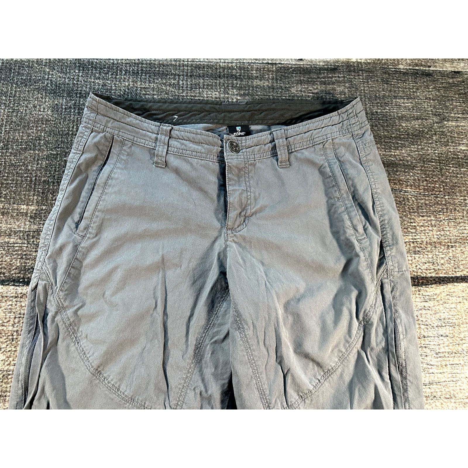 Kuhl Kuhl Women's Spire Roll-Up Grey Pants Size 8 Short Hiking Size 30" / US 8 / IT 44 - 2 Thumbnail