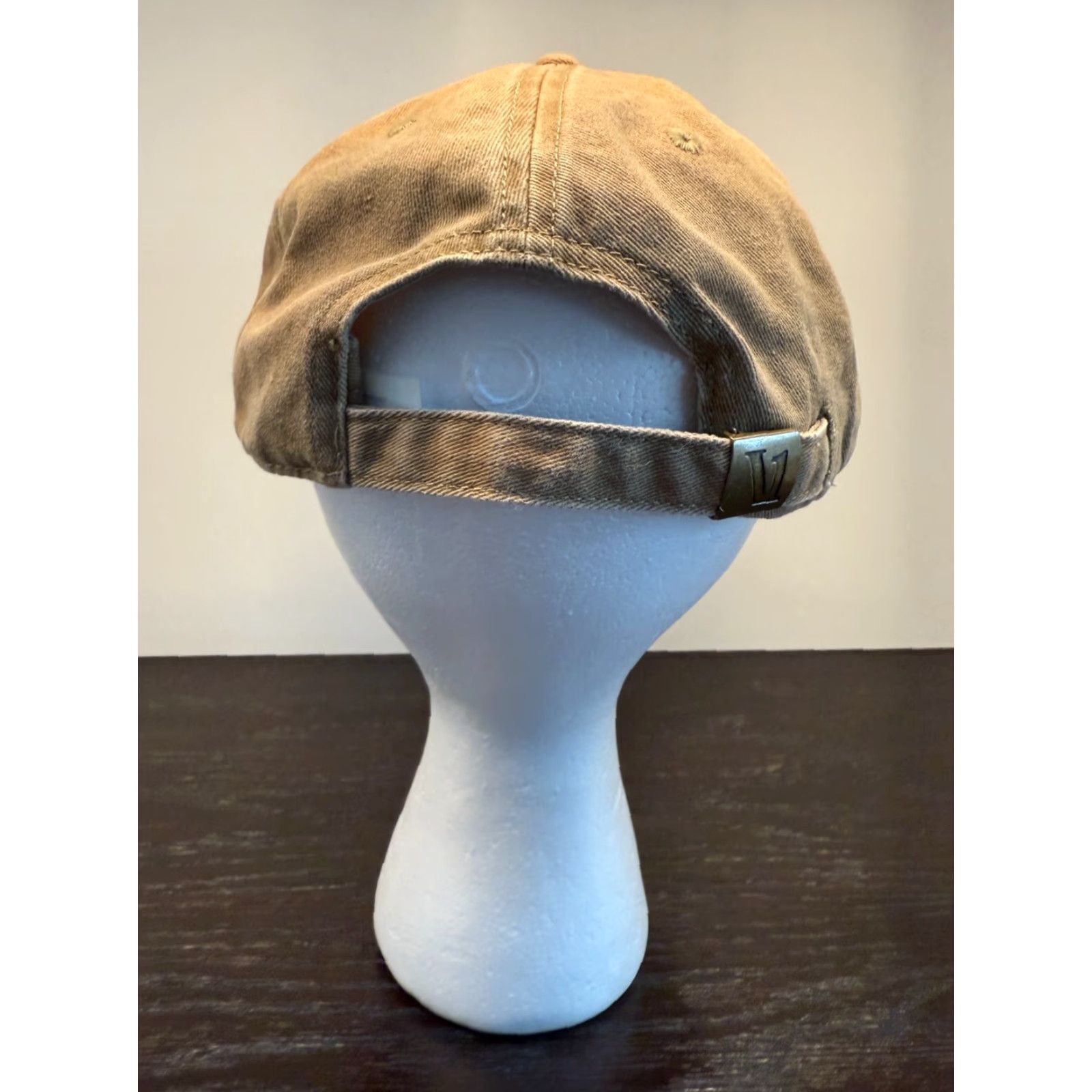 Vuori VUORI Men Beige Twill Strapback Cap One Size Adjustable Hat Baseball Cap Cap Size ONE SIZE - 5 Thumbnail