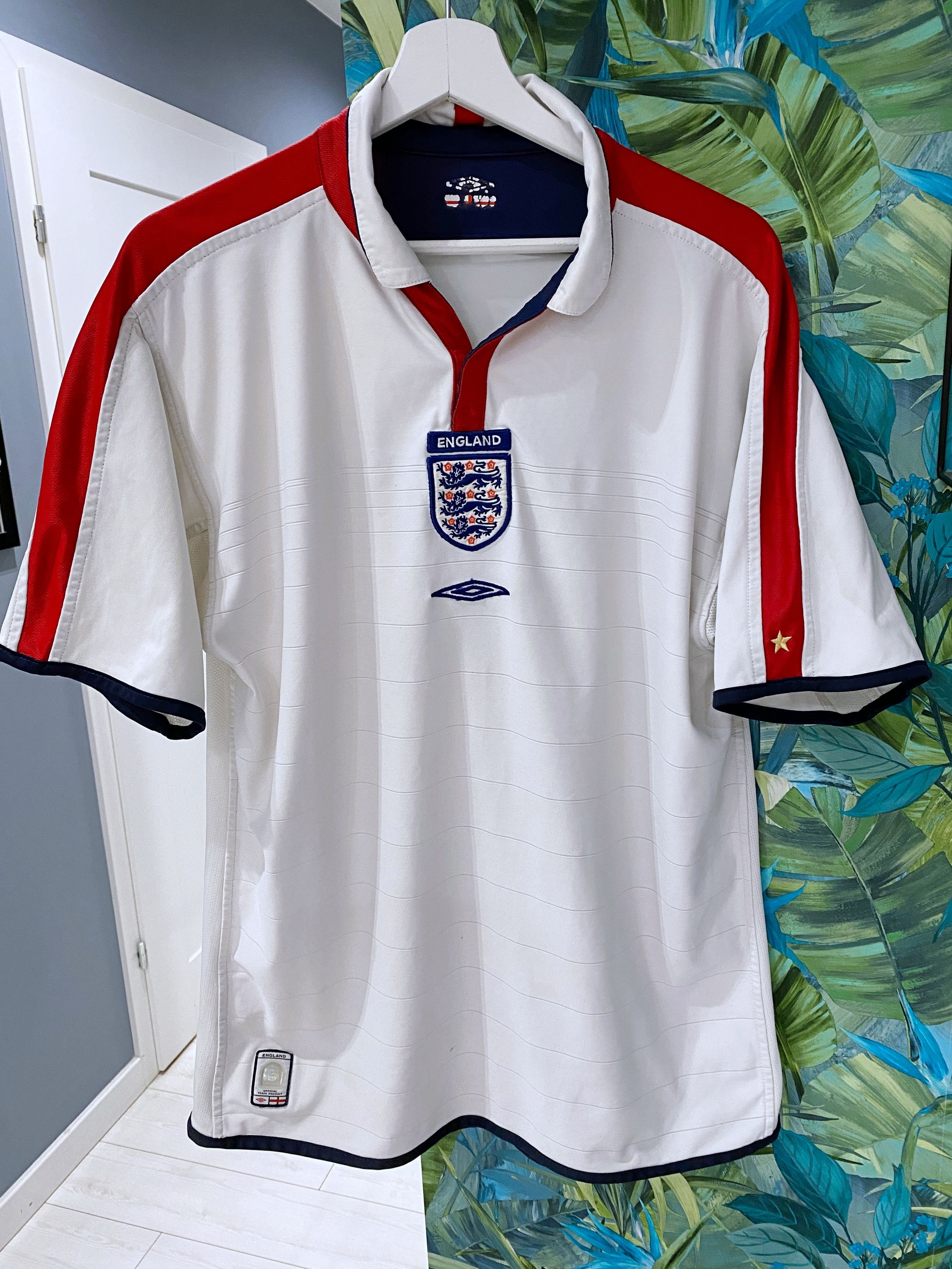 Vintage ENGLAND 1992-1993 Fußballtrikot Umbro