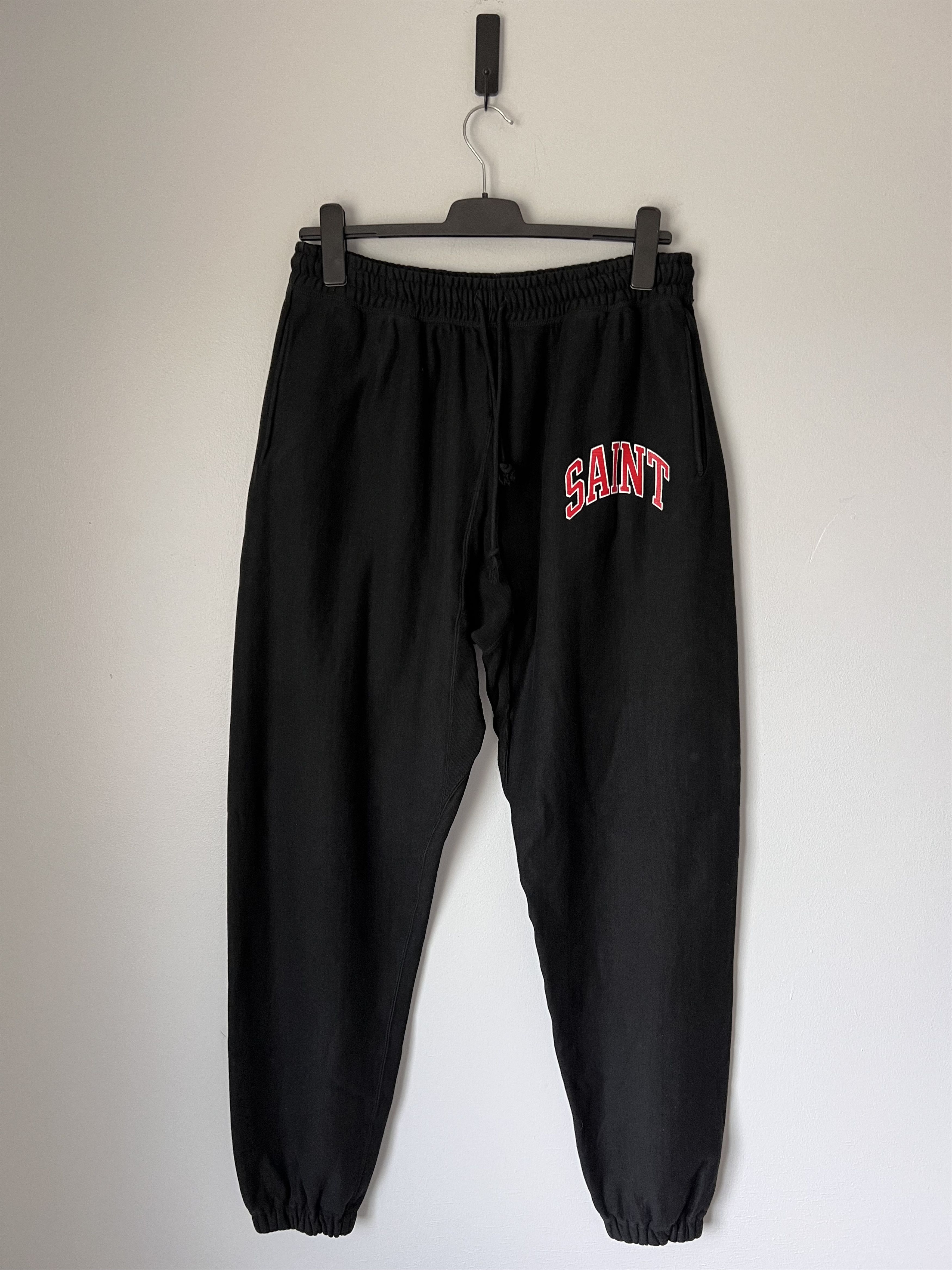 Saint Michael Saint Michael Arch Logo Sweatpants in Black Size US 36 / EU 52 - 1 Thumbnail