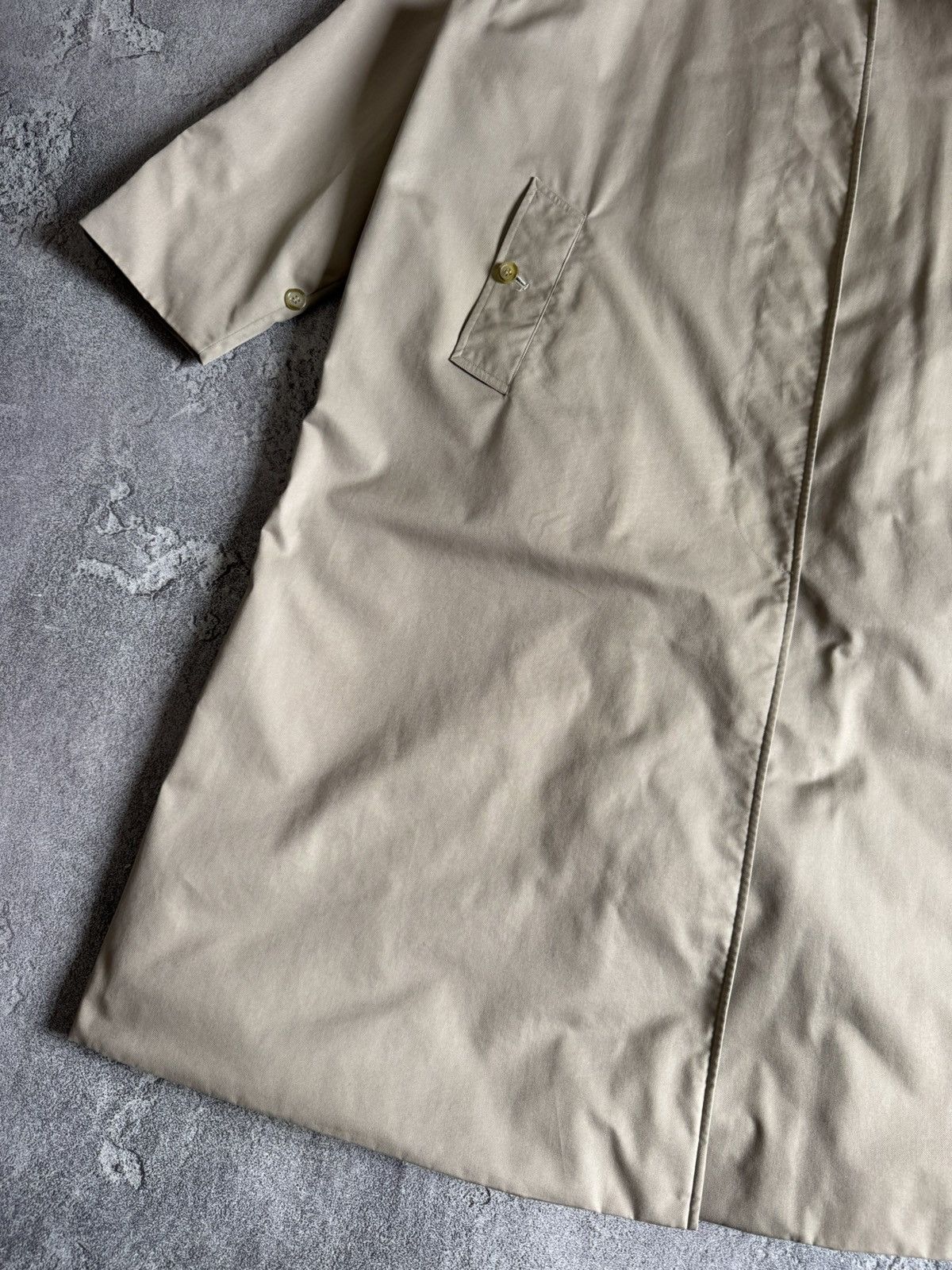 Burberry × Burberry Prorsum × Vintage Burberry 14Long burberrys beige trench coat light jacket 90s Size XL / US 12-14 / IT 48-50 - 13 Thumbnail