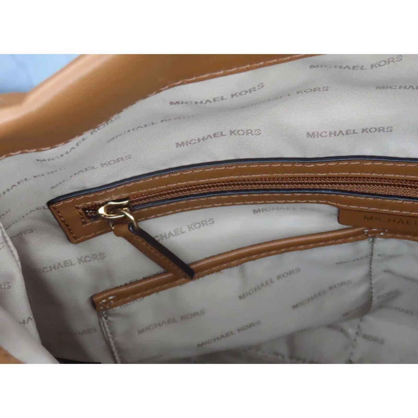 Michael Kors Michael Kors Lex Large Pebbled White Signature Hobo Purse Women Bag Charm Leather Gold Logo Vintage No Size ONE SIZE - 6 Thumbnail
