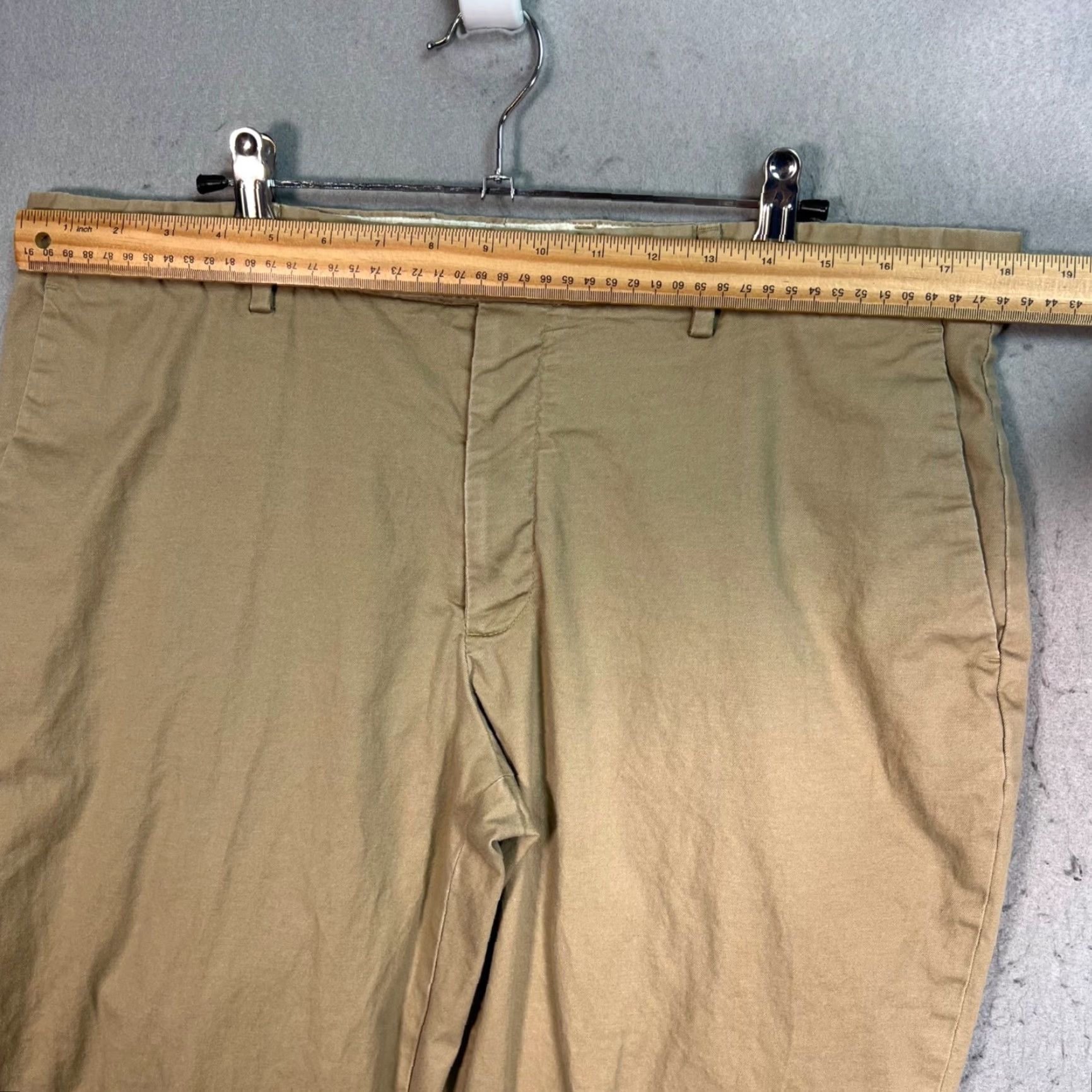 J.Crew J. Crew Bowery Slim Fit Chino Pants Mens 36 x 32 Beige Cotton Blend Slim Straight 90s Preppy Mens Size US 36 / EU 52 - 6 Thumbnail