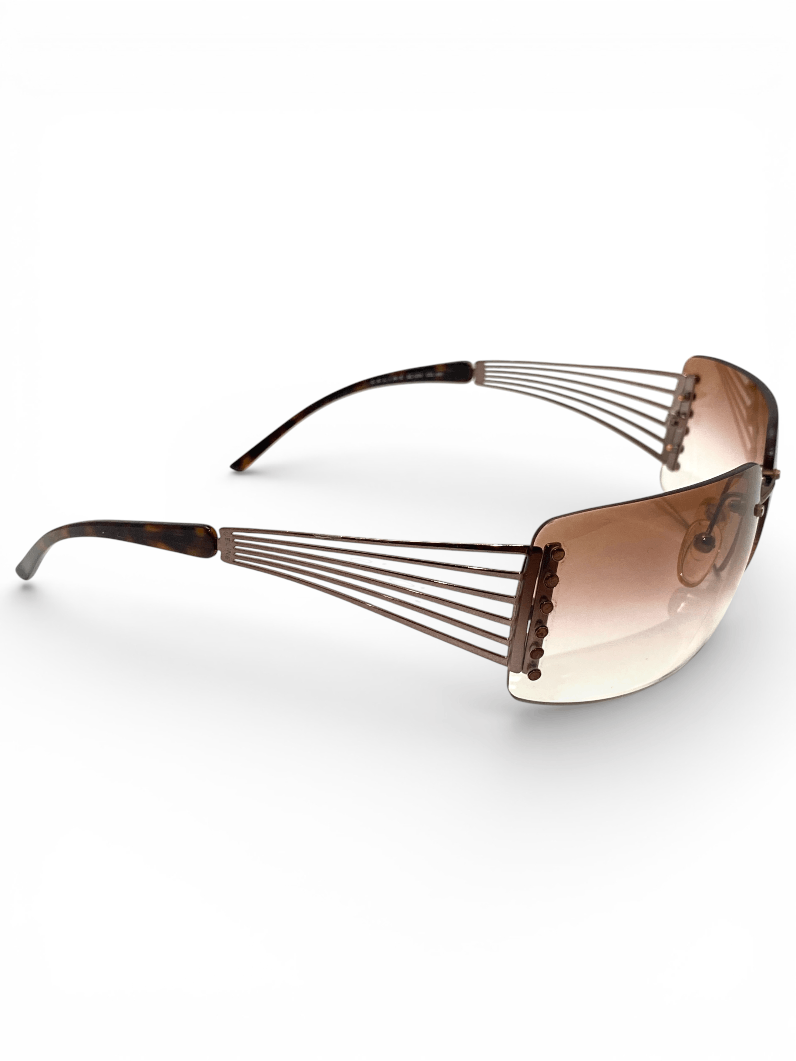 Celine Celine Paris Triomphe Racer Rimless Sunglasses Y2K Vintage Size ONE SIZE - 7 Thumbnail
