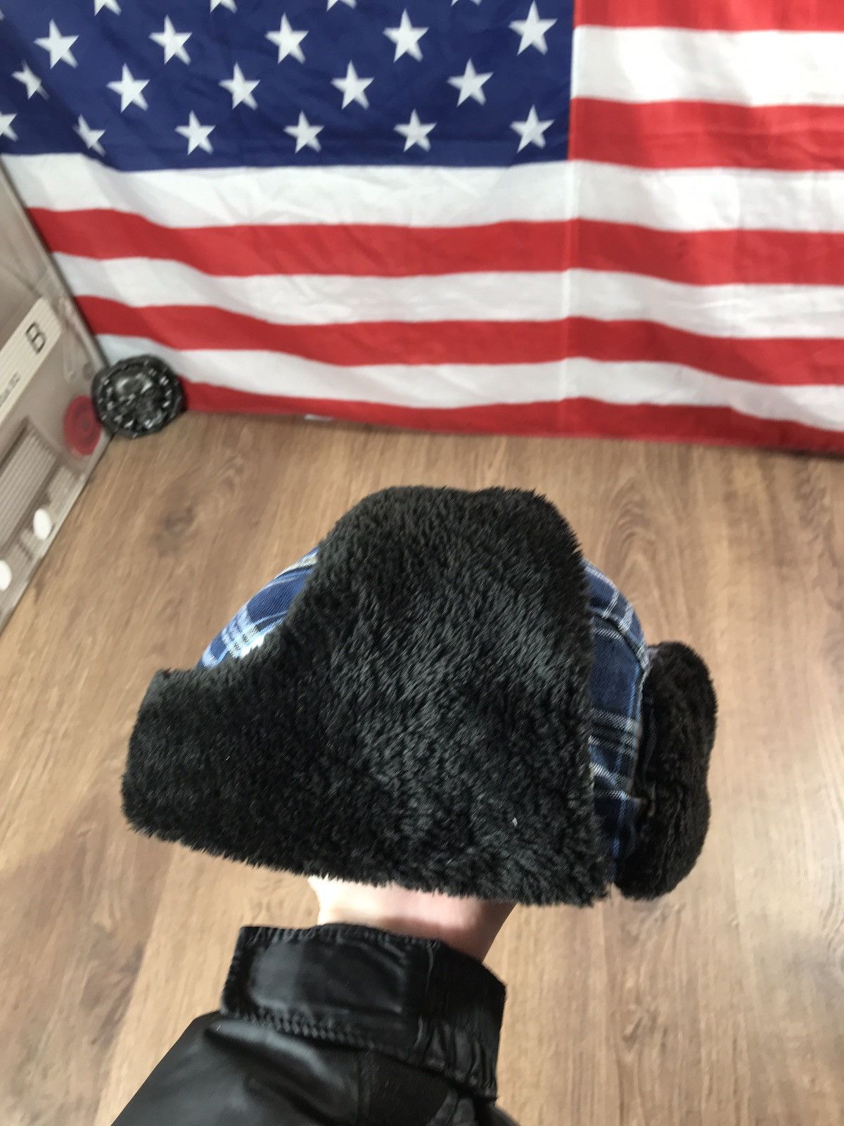Japanese Brand × Vintage Vintage Y2K Fuzzy Ushanka Hat Size ONE SIZE - 8 Thumbnail