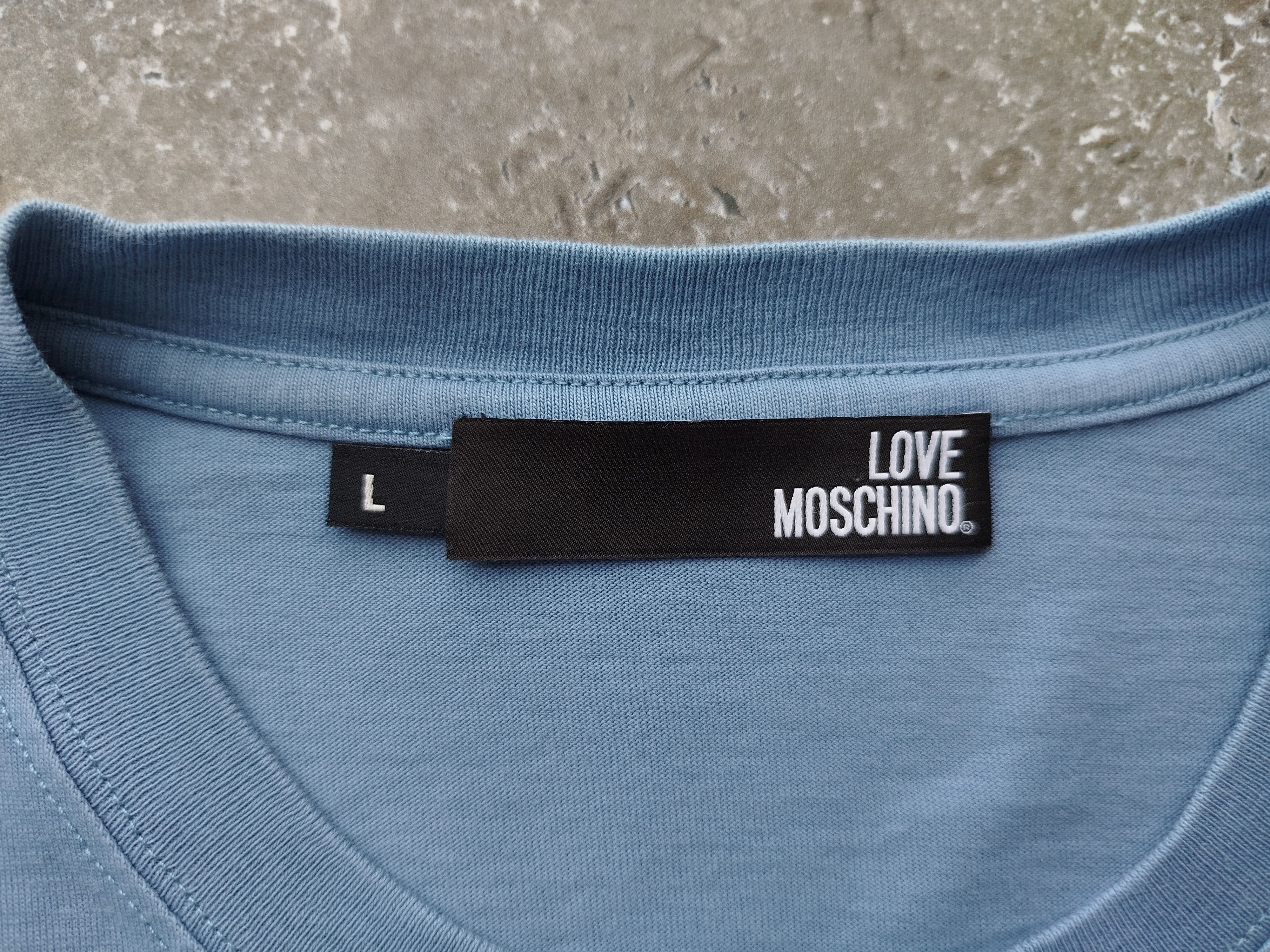 Moschino Love Moschino T-Shirt Long Sleeve Crew Neck Cotton Size L Size US L / EU 52-54 / 3 - 13 Thumbnail
