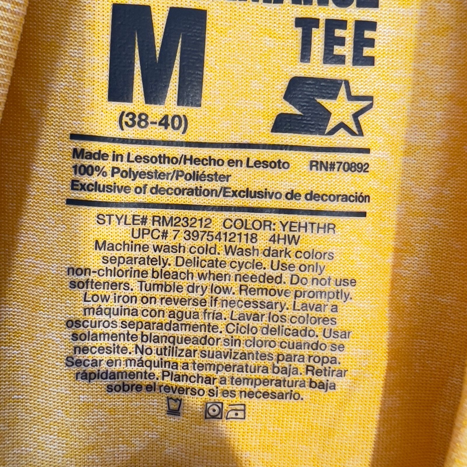 Starter Starter Training-Fit Perform Tee Tank Top Men M Dri-Star Size US M / EU 48-50 / 2 - 6 Thumbnail