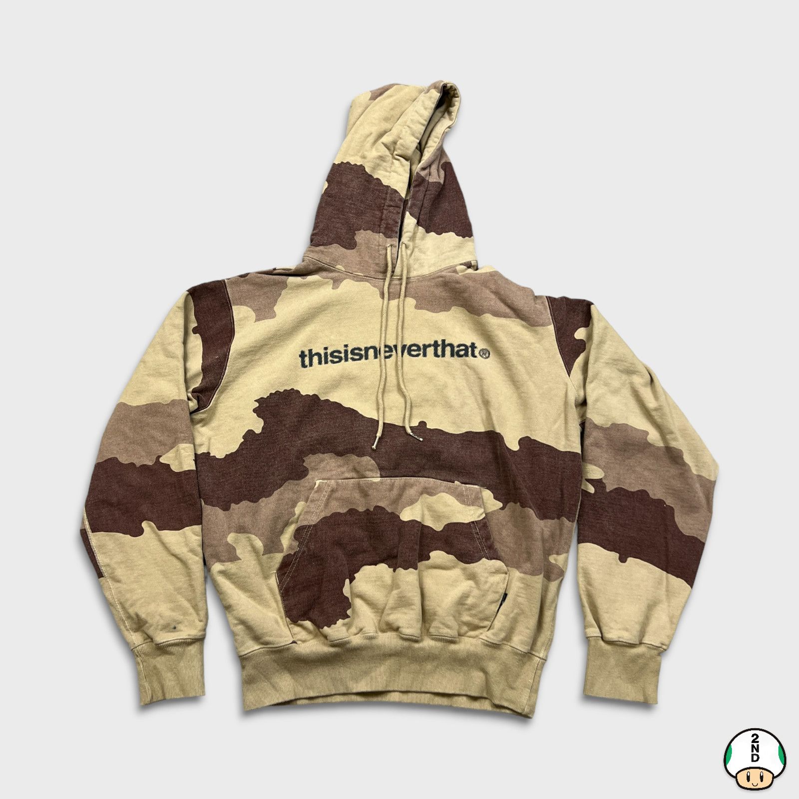 thisisneverthat Thisneverthat Hoodie Small Camo Pullover Hooded Sweatshirt Size US S / EU 44-46 / 1 - 1 Thumbnail