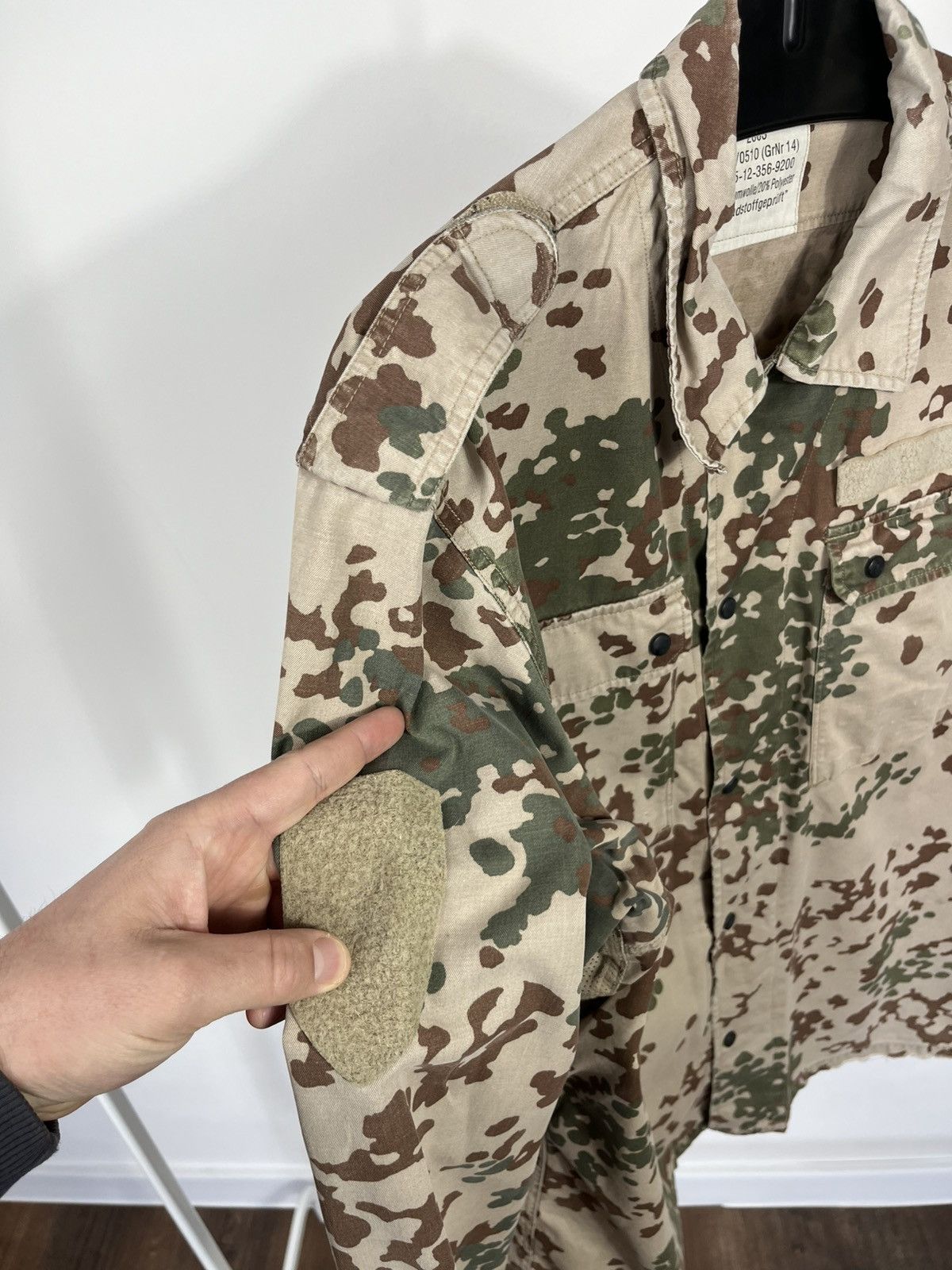 Other Vintage German Army Camo Jacket Military Field Shirt 2003 Size US L / EU 52-54 / 3 - 5 Thumbnail