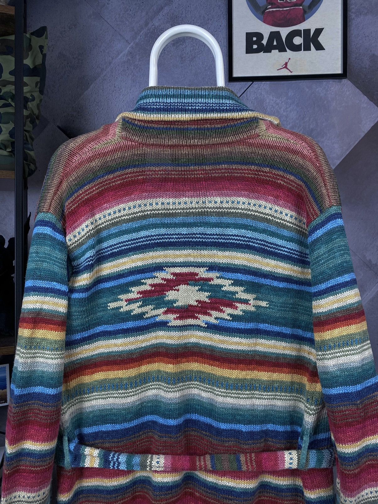 Lauren Ralph Lauren × Ralph Lauren × Vintage Exclusive Hand Knit For Lauren Ralph Lauren Womens Robe Size S / US 4 / IT 40 - 8 Thumbnail