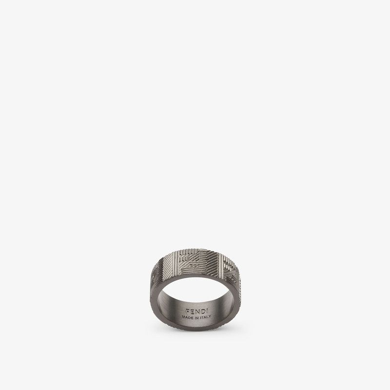 Fendi o1B3y1r0326 Size : OS / Shadow Ring in Silver Size ONE SIZE - 1 Thumbnail