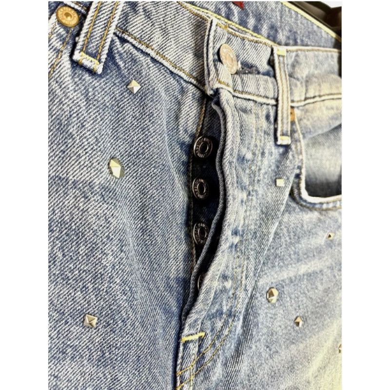 7 For All Mankind 7 FOR ALL MANKIND JOSEFINA BOYFRIEND DESTROY STUDS size 24 Size 24" / US 00 / IT 34 - 4 Thumbnail