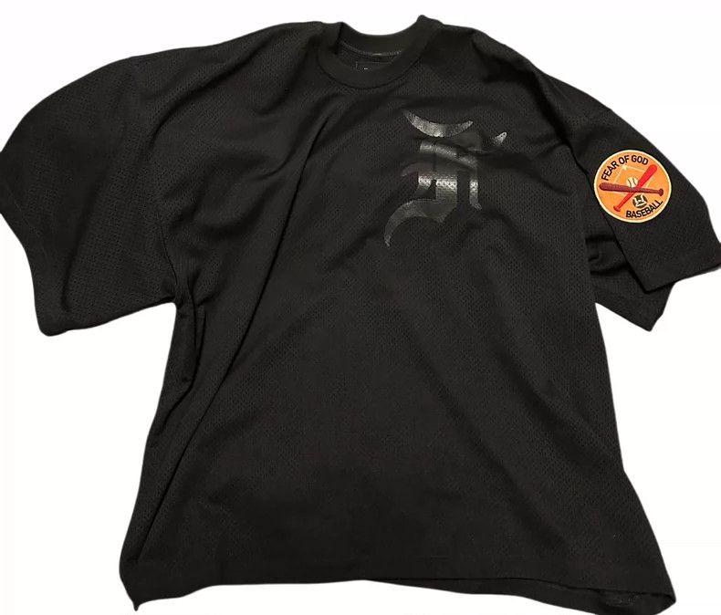 Fear of God Fear of God Season 5 Black Medal Mesh Short Sleeves Size US M / EU 48-50 / 2 - 1 Thumbnail