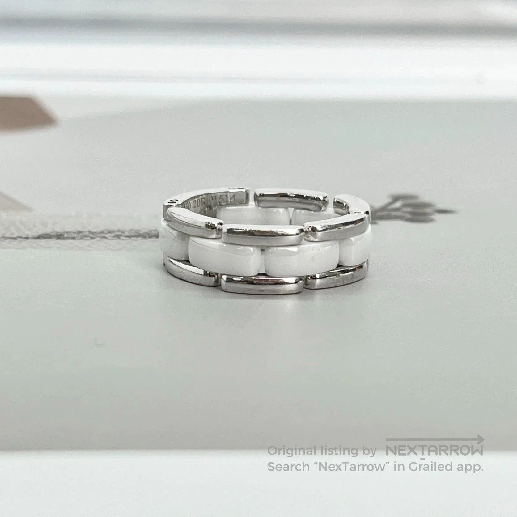 Chanel CHANEL ULTRA White Ceramic Ring Size 54/ Size ONE SIZE - 2 Thumbnail