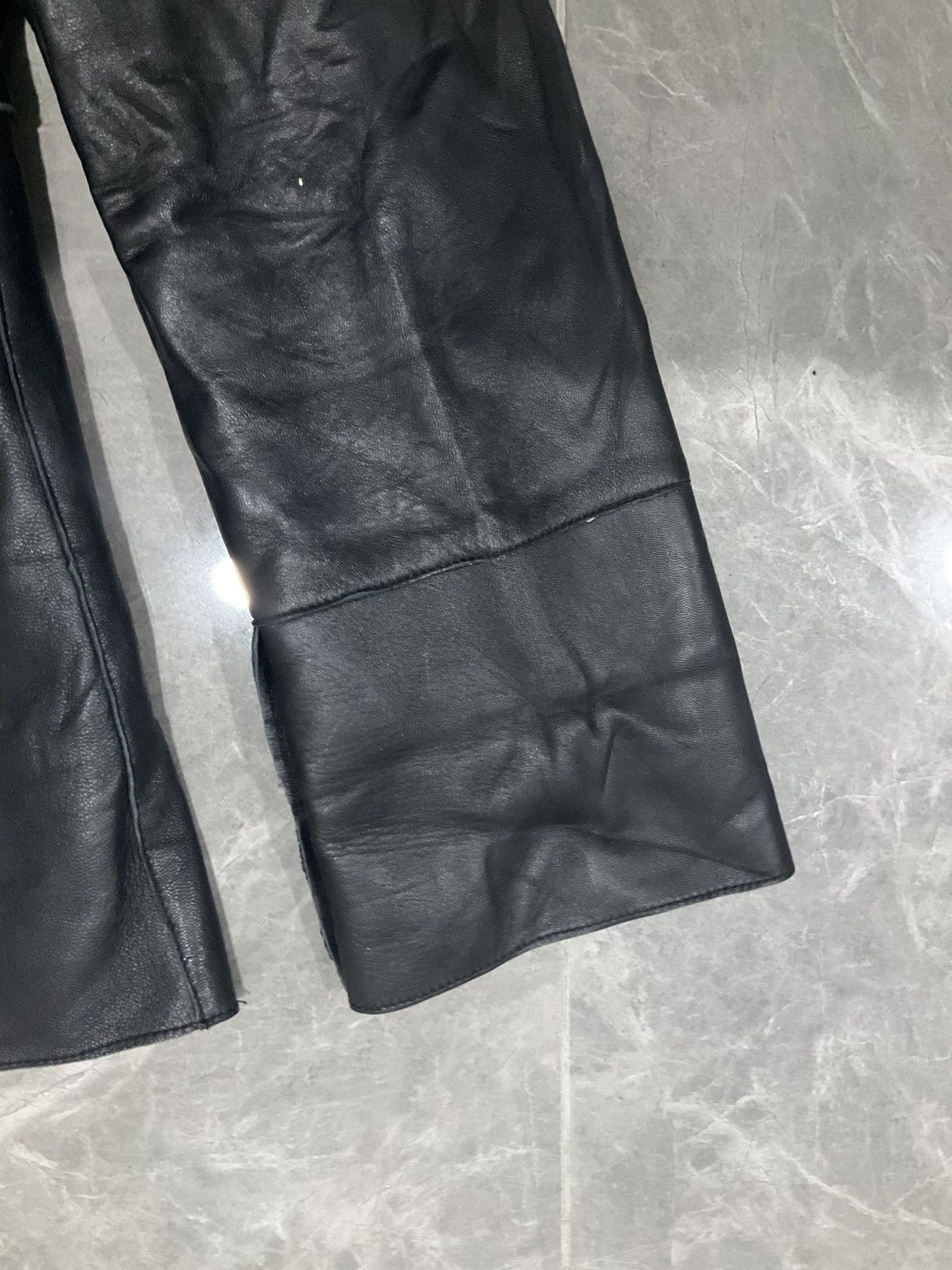 Japanese Brand × Leather Japanese Brand Trans Work Rare Leather Jacket Size US M / EU 48-50 / 2 - 6 Thumbnail