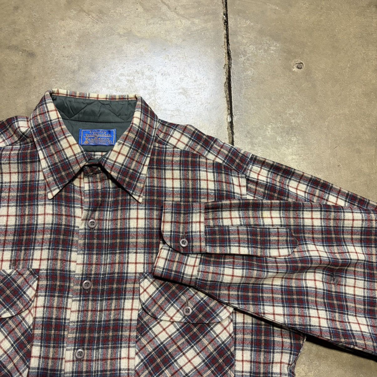 Pendleton Vintage Pendleton Plaid Flannel Shirt Virgin Wool Western Size US L / EU 52-54 / 3 - 6 Thumbnail