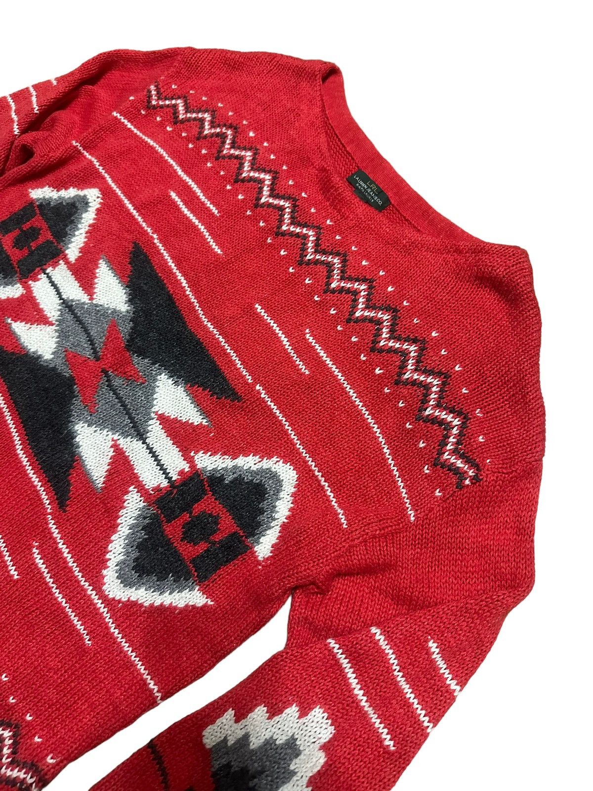 Polo Ralph Lauren × RRL Ralph Lauren Vintage RL Polo Hand Knit Native Southwestern Navajo Sweater Size US L / EU 52-54 / 3 - 4 Thumbnail