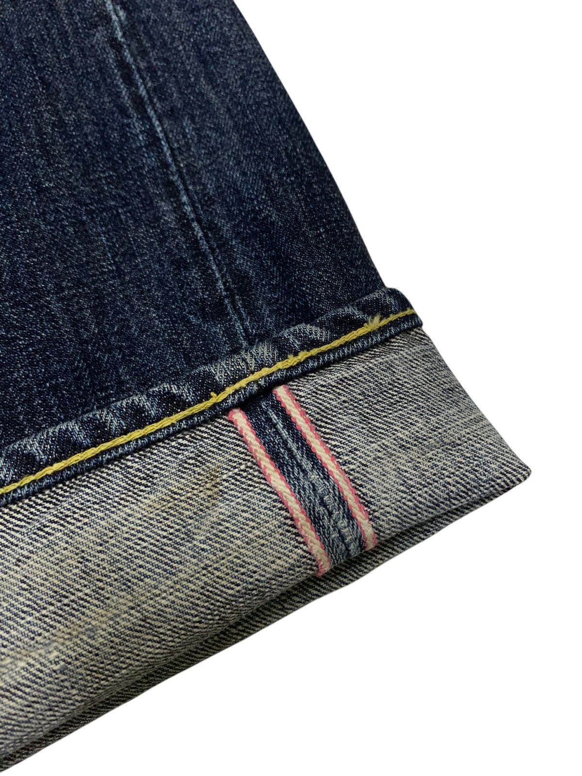 Kapital MOMOTARO SELVEDGE BUTTON FLY FADED DISTRESSED DENIM Size US 33 - 9 Thumbnail