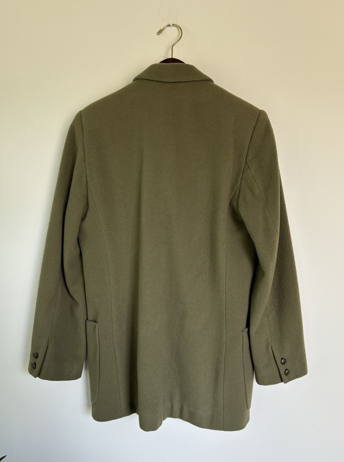 Vintage Felted Wool Blazer 70s Sports Coat 60s Bulgaria Mod