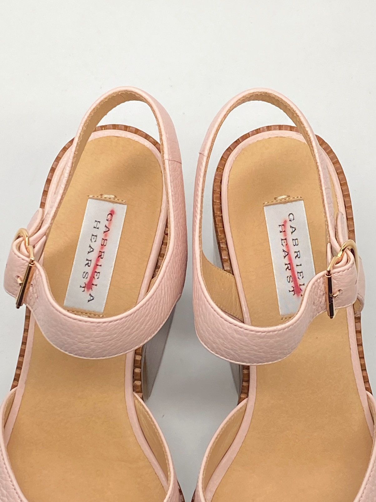 Gabriela Hearst Gabriela Hearst Zuri 90MM Leather Platform Sandals size 37.5 Size US 7.5 / IT 37.5 - 9 Thumbnail