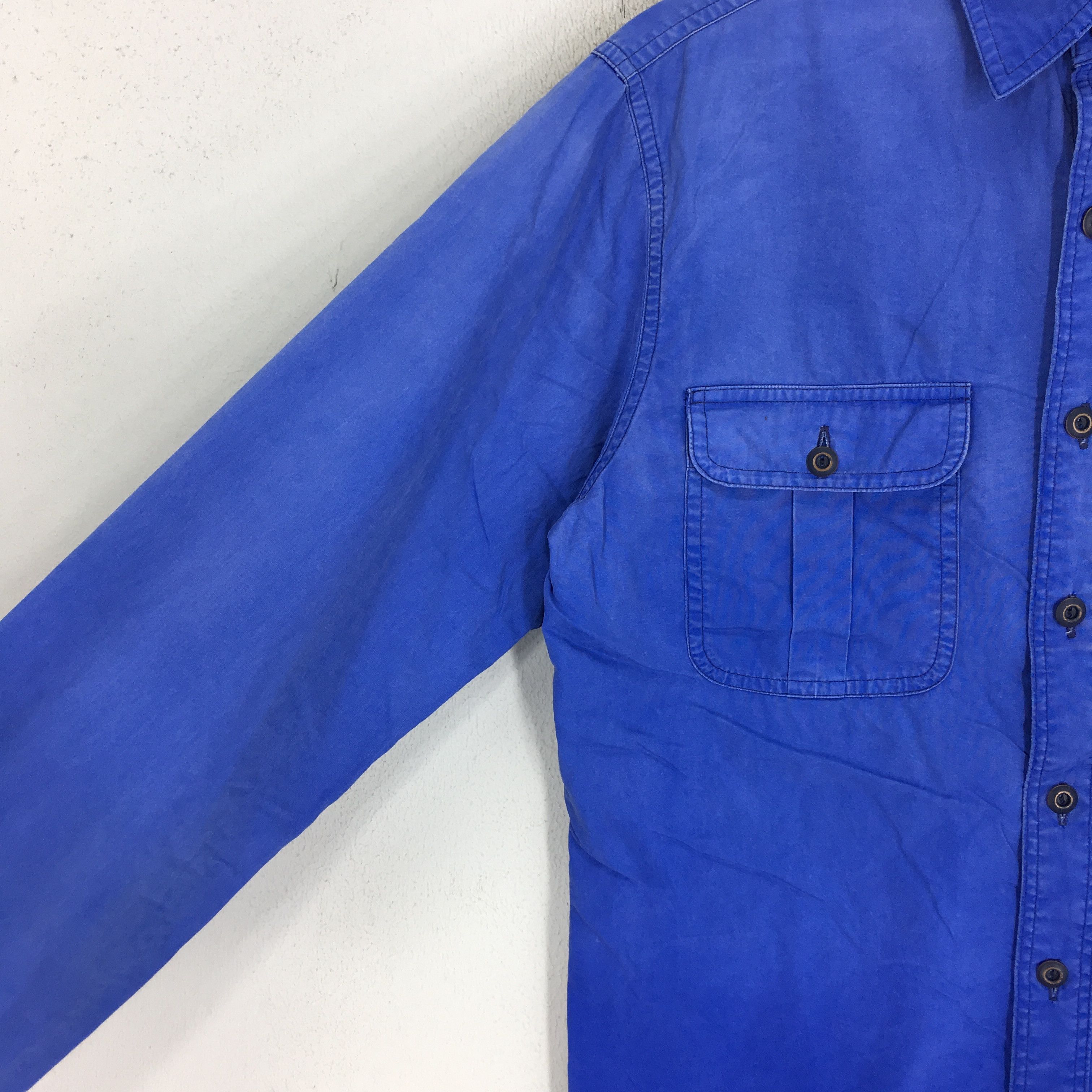 Polo Ralph Lauren Vintage Distressed Polo Ralph Lauren Double Pocket RL Shirt Size US S / EU 44-46 / 1 - 6 Thumbnail