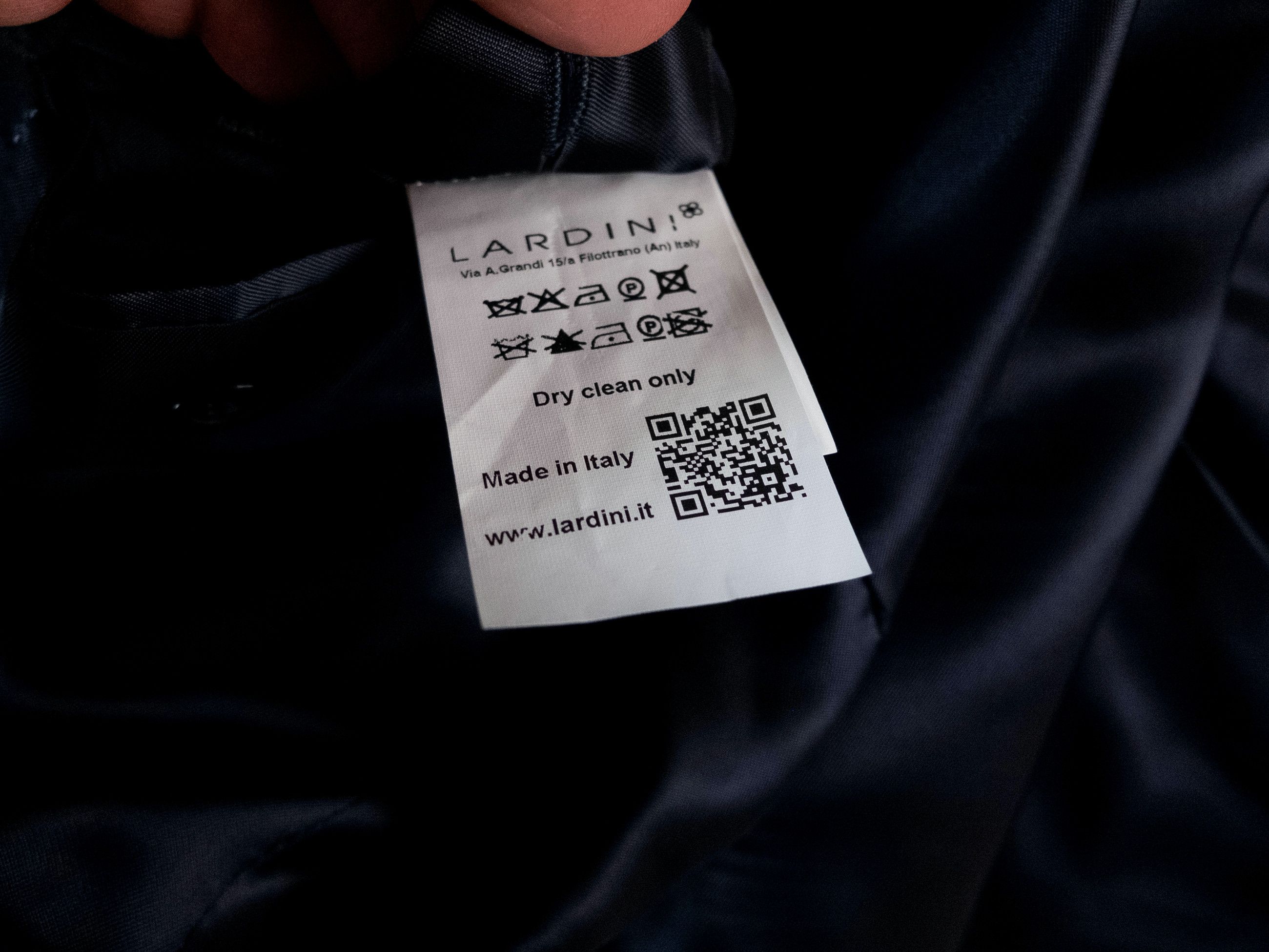 Lardini LARDINI navy blue cotton wool tuxedo Size 40 US / 50 IT Size 40R - 11 Thumbnail