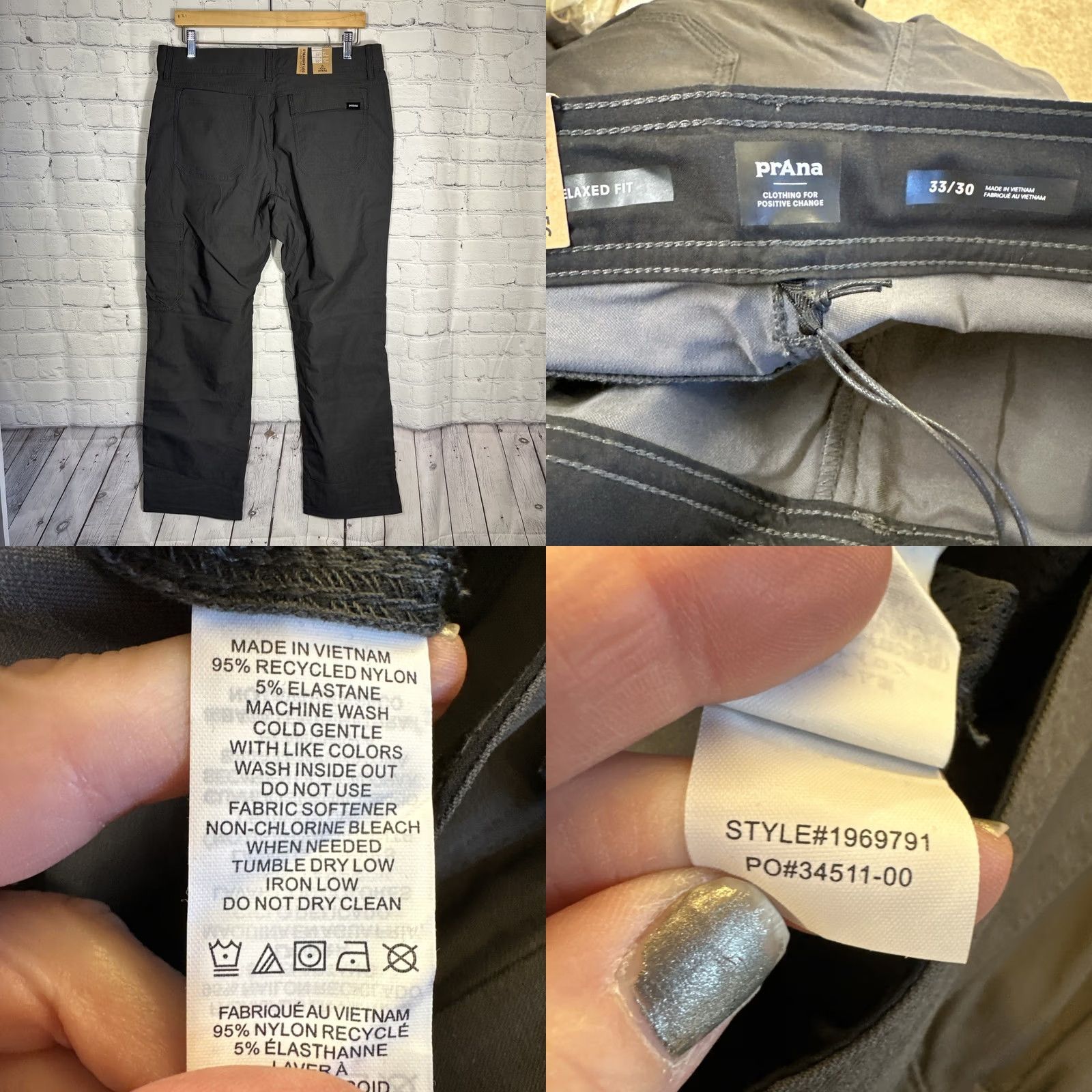 Prana VINTAGE? No. Size US 33 - 8 Thumbnail