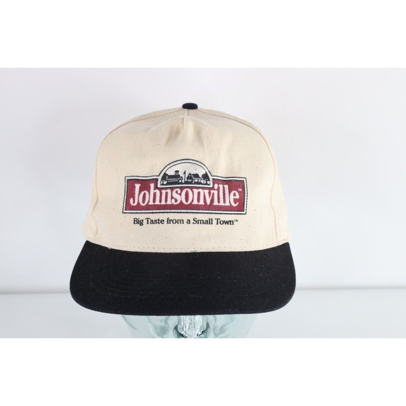 Vintage Vintage 90s Streetwear Spell Out Johnsonville Meats Snapback Size ONE SIZE - 1 Thumbnail