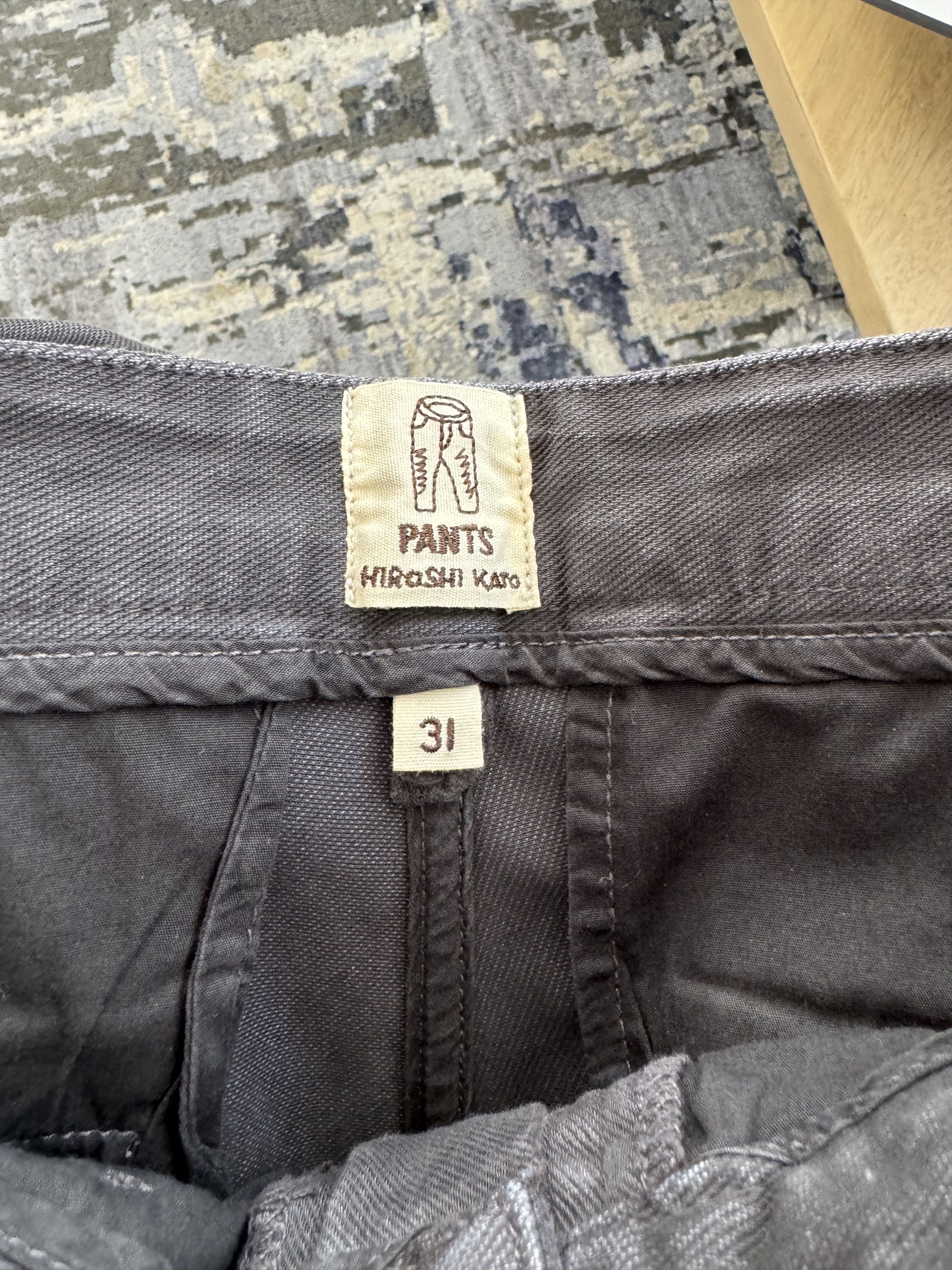 KATO Hiroshi Kato: Denit Slim Fit Chinos Size US 31 - 5 Thumbnail