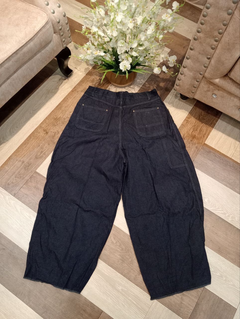 Needles RARE NEEDLES NEPENTHES RAW WIDE BAGGY BALLOON PANTS Size US 32 / EU 48 - 10 Thumbnail