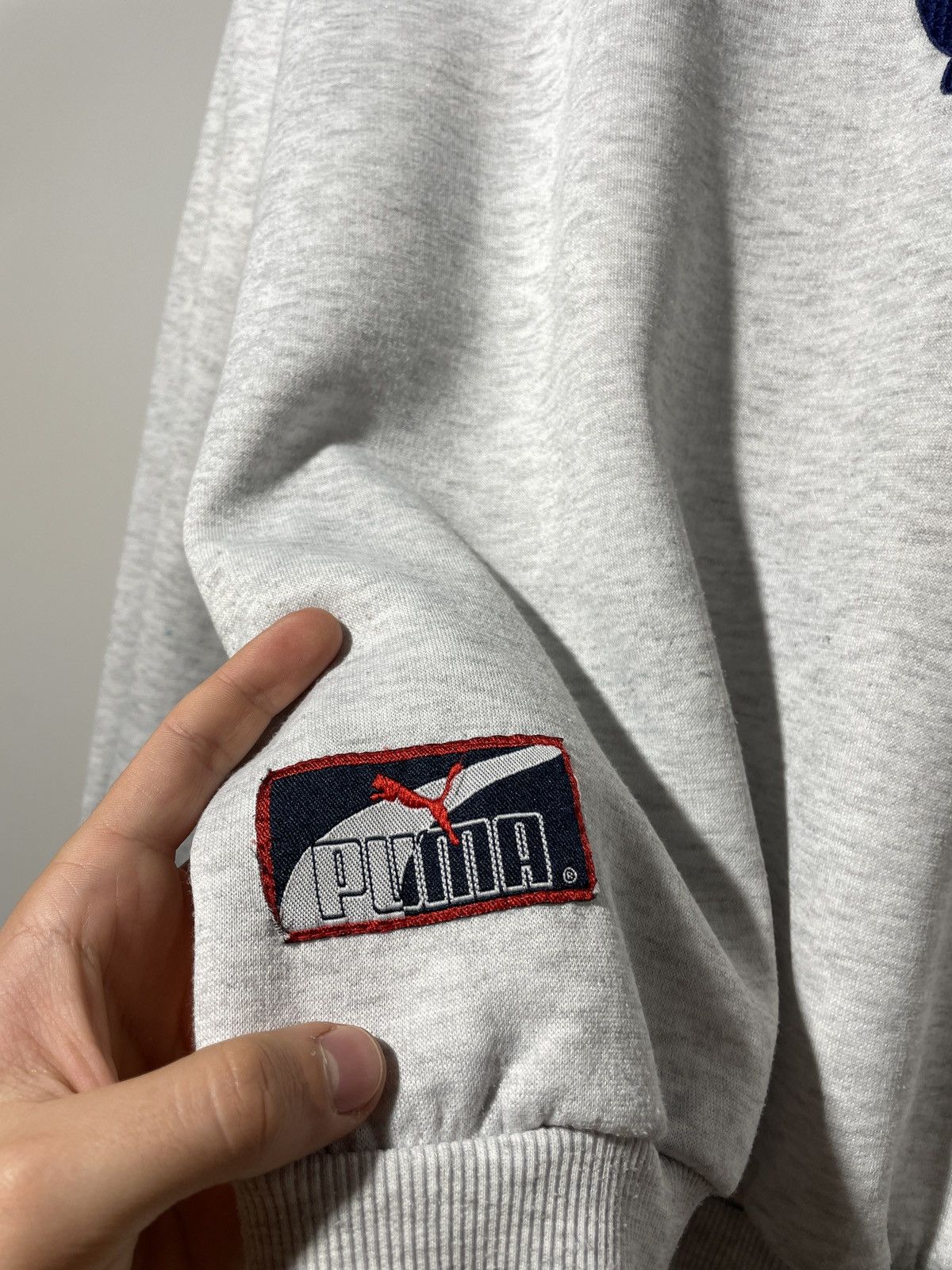 Puma × Vintage Vintage 90s Puma Big Embroidered Logo Baggy Y2K Sweatshirt Size US XS / EU 42 / 0 - 4 Thumbnail