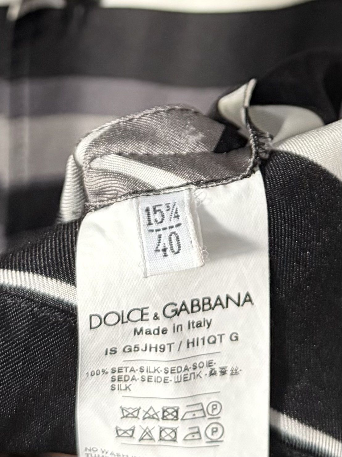 Dolce & Gabbana Dolce & Gabbana Geometric-print silk shirt Size US L / EU 52-54 / 3 - 5 Thumbnail
