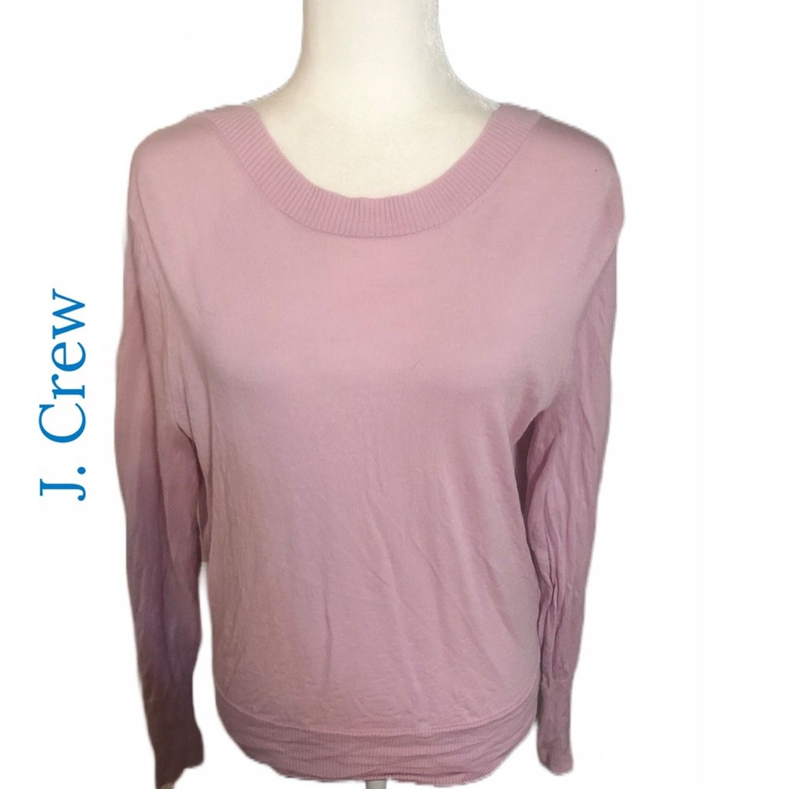 J.Crew J. Crew • 100% Merino Wool Open Back Sweater • Size L Size L / US 10 / IT 46 - 1 Thumbnail